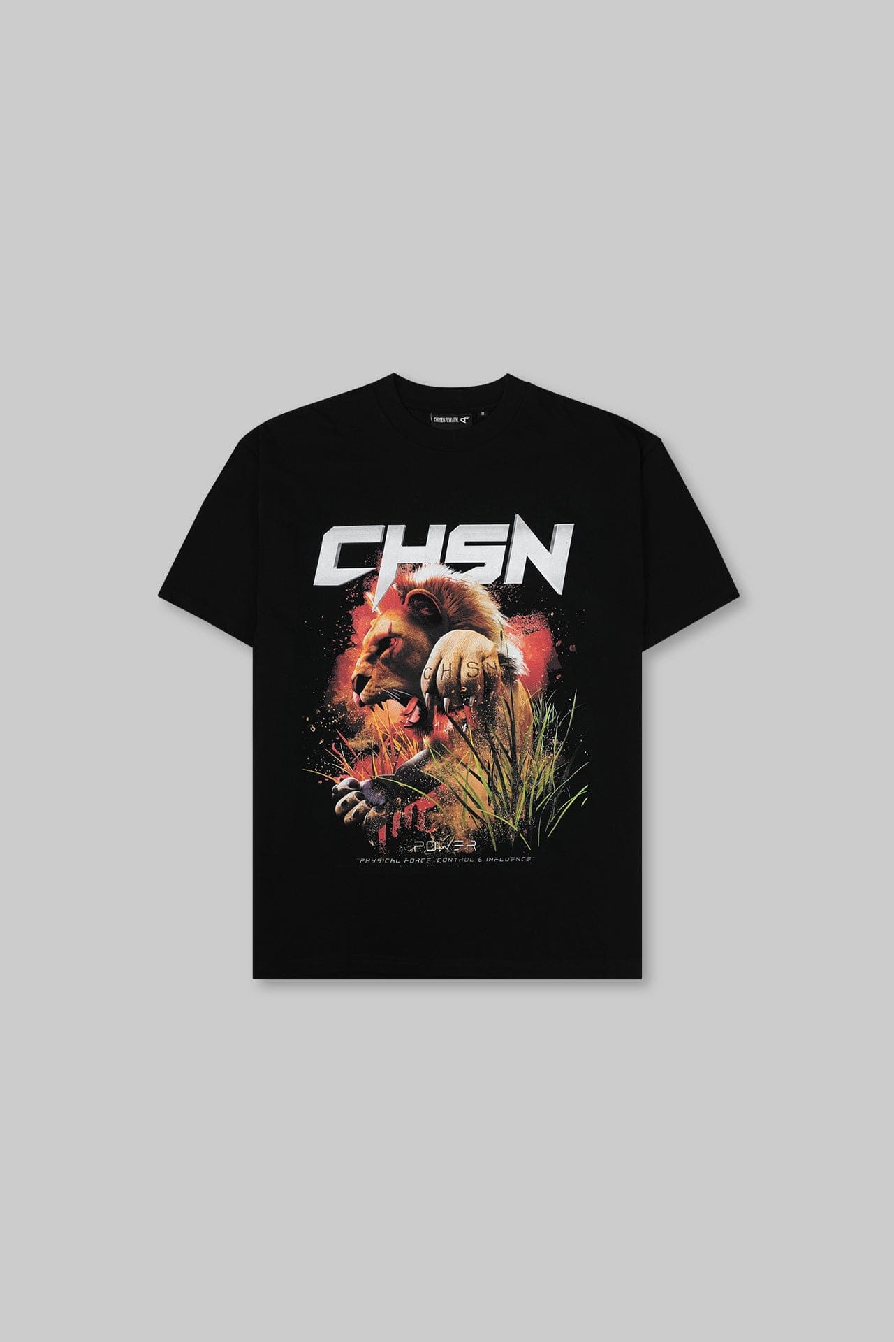 Power Series Tee Lion Edition Black – Chosen Few Athletics