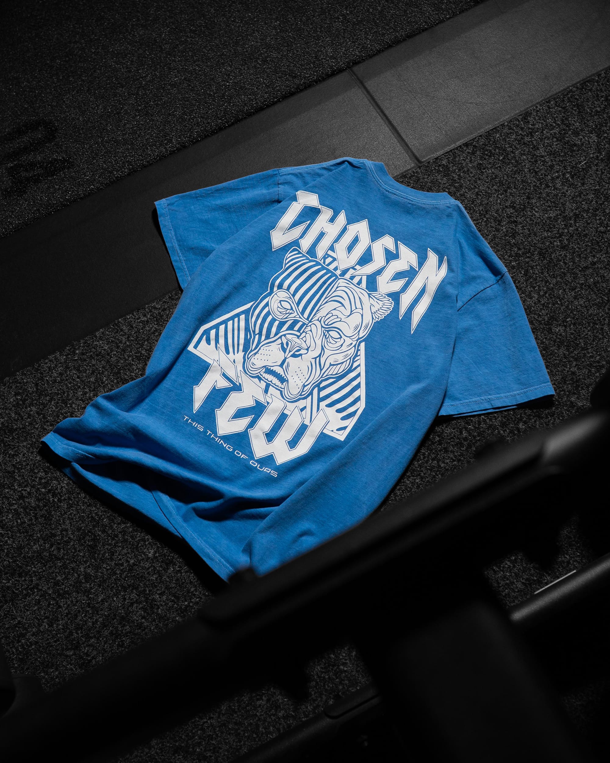 Chosen Few x Alpha Neon - Vintage Tee - Blue-thumbmail-3