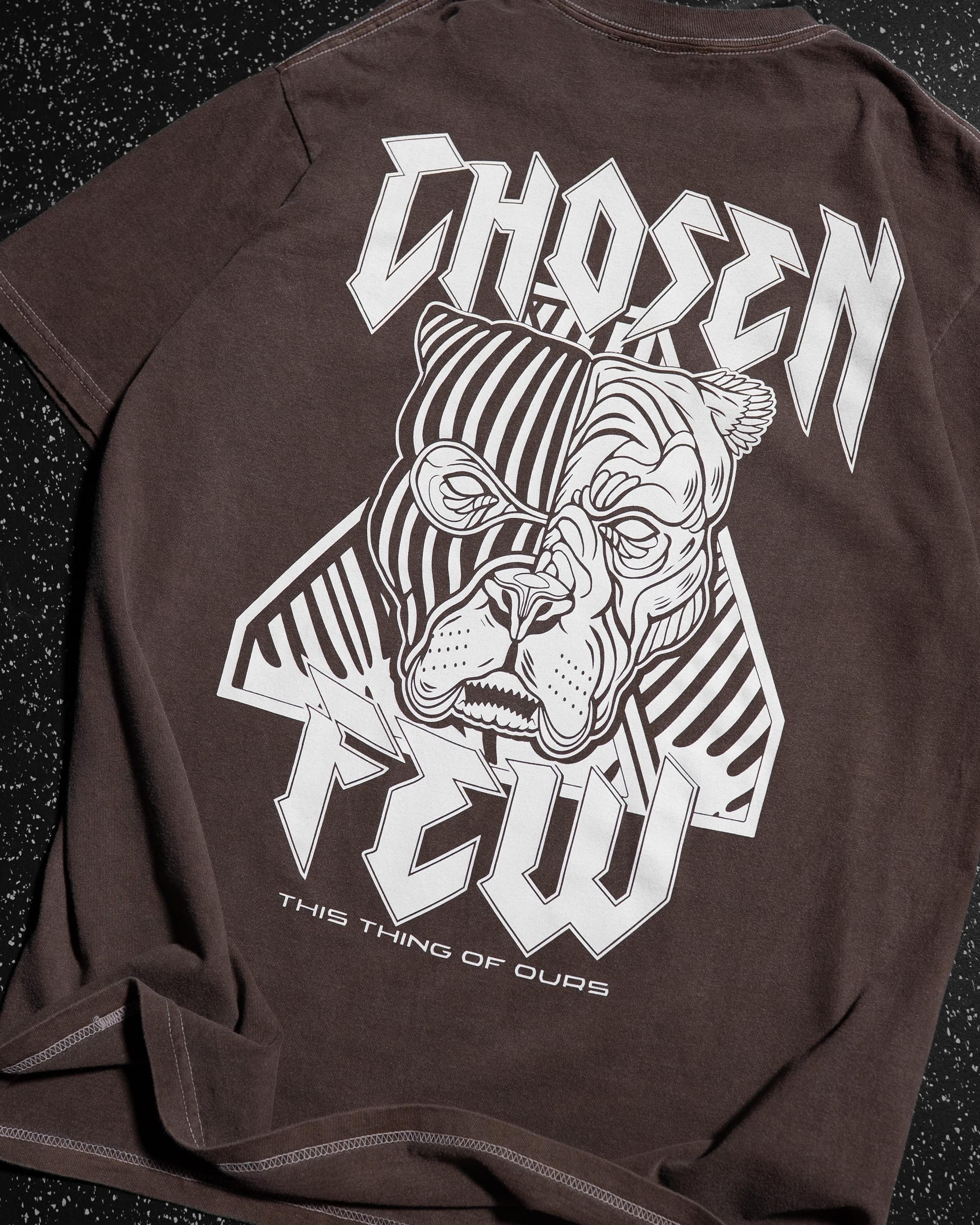 Chosen Few x Alpha Neon - Vintage Tee - Brown-thumbmail-4