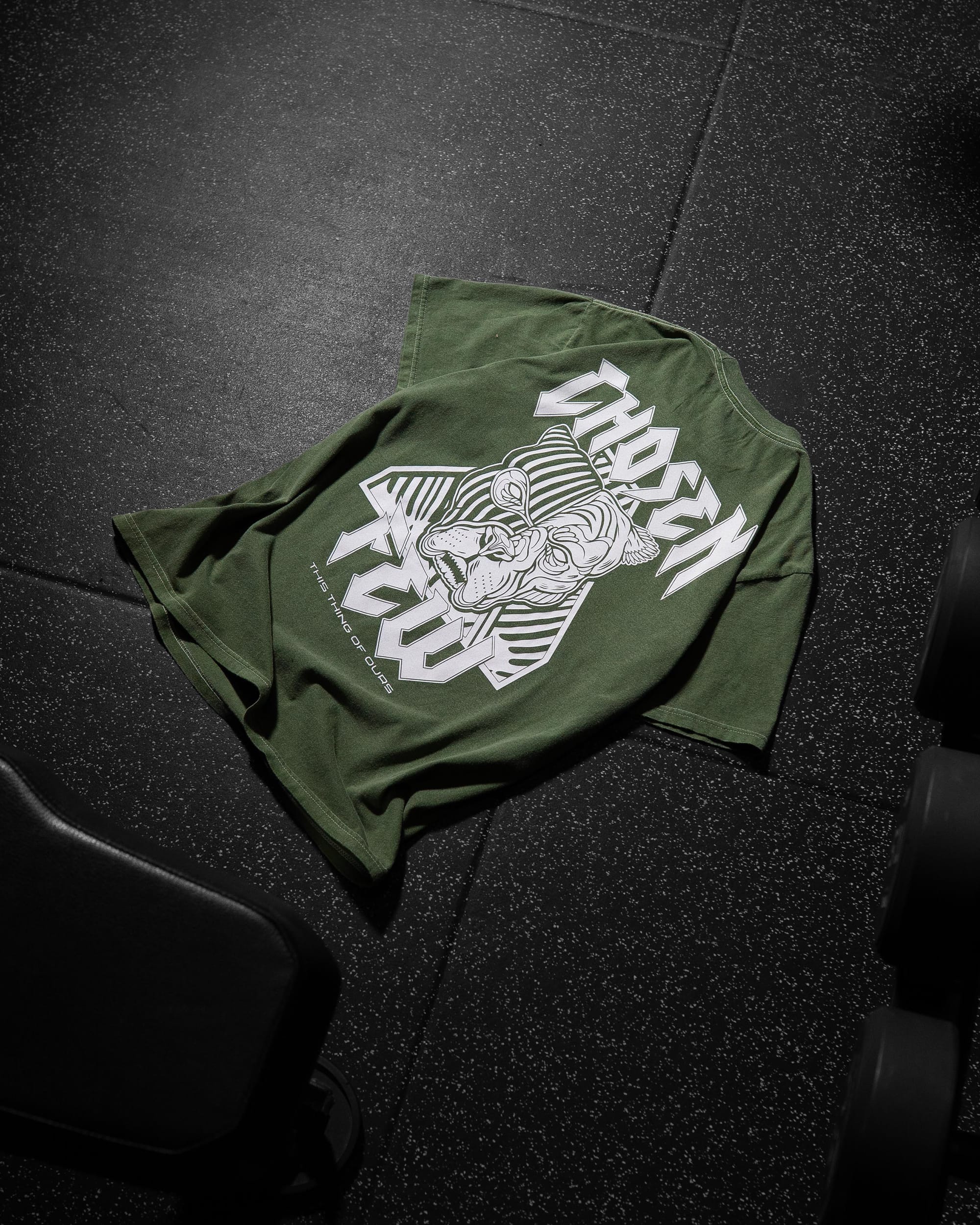Chosen Few x Alpha Neon - Vintage Tee - Green-thumbmail-3