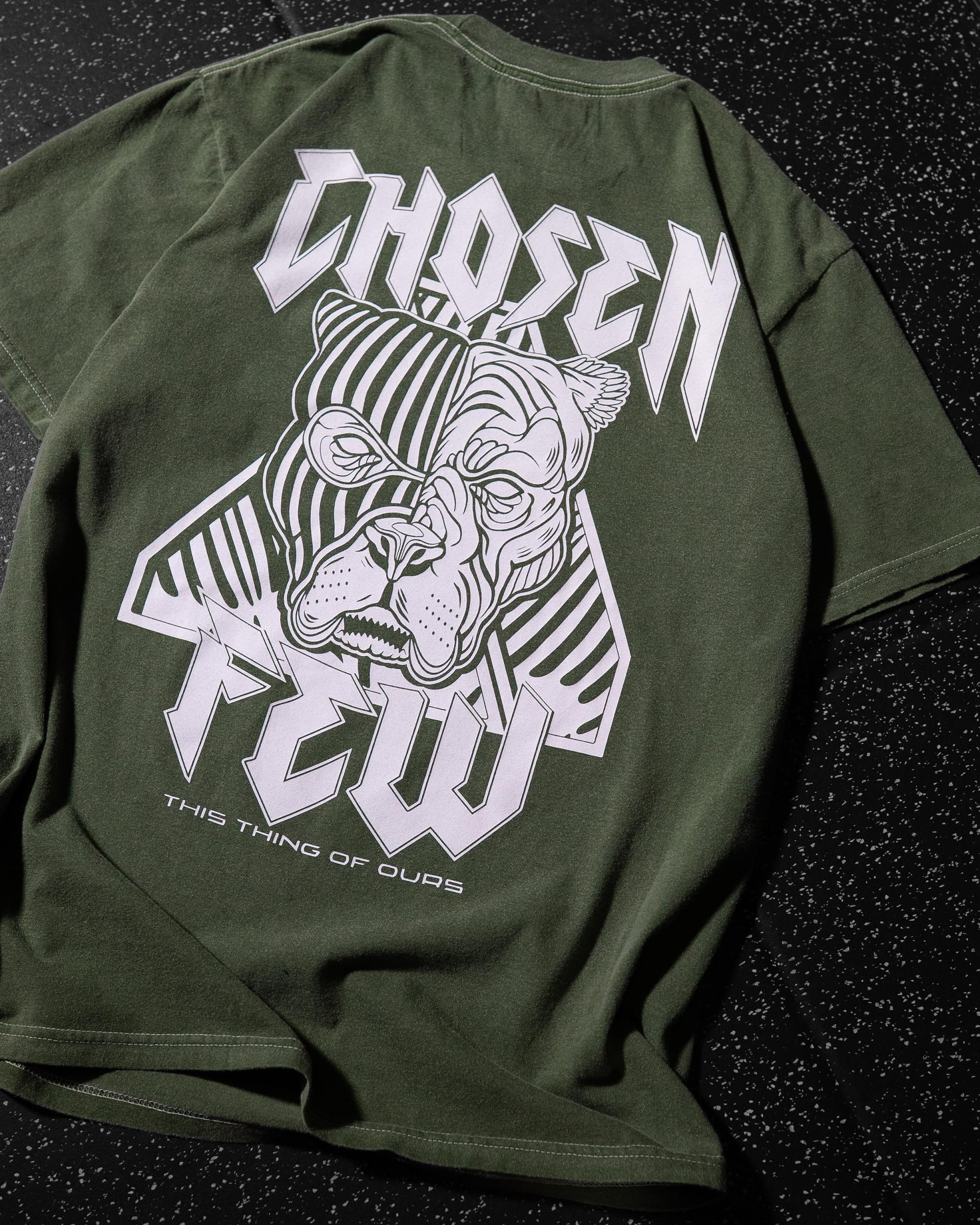Chosen Few x Alpha Neon - Vintage Tee - Green-thumbmail-4