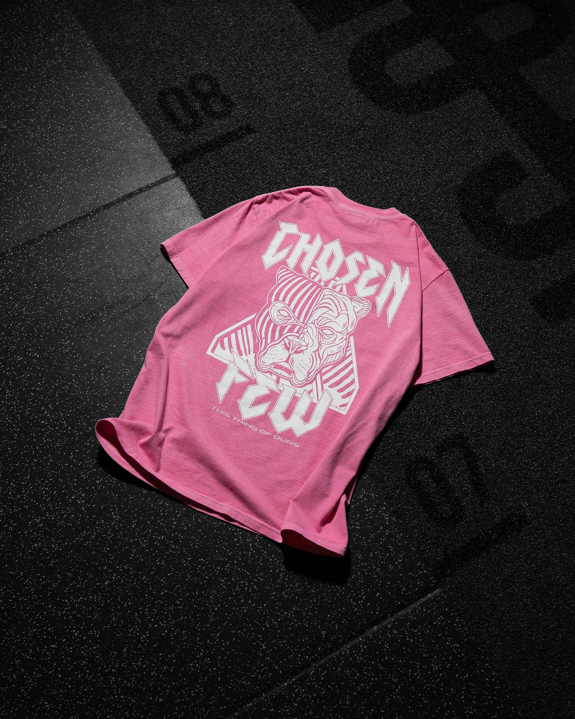 Chosen Few x Alpha Neon - Vintage Tee - Pink-thumbmail-3