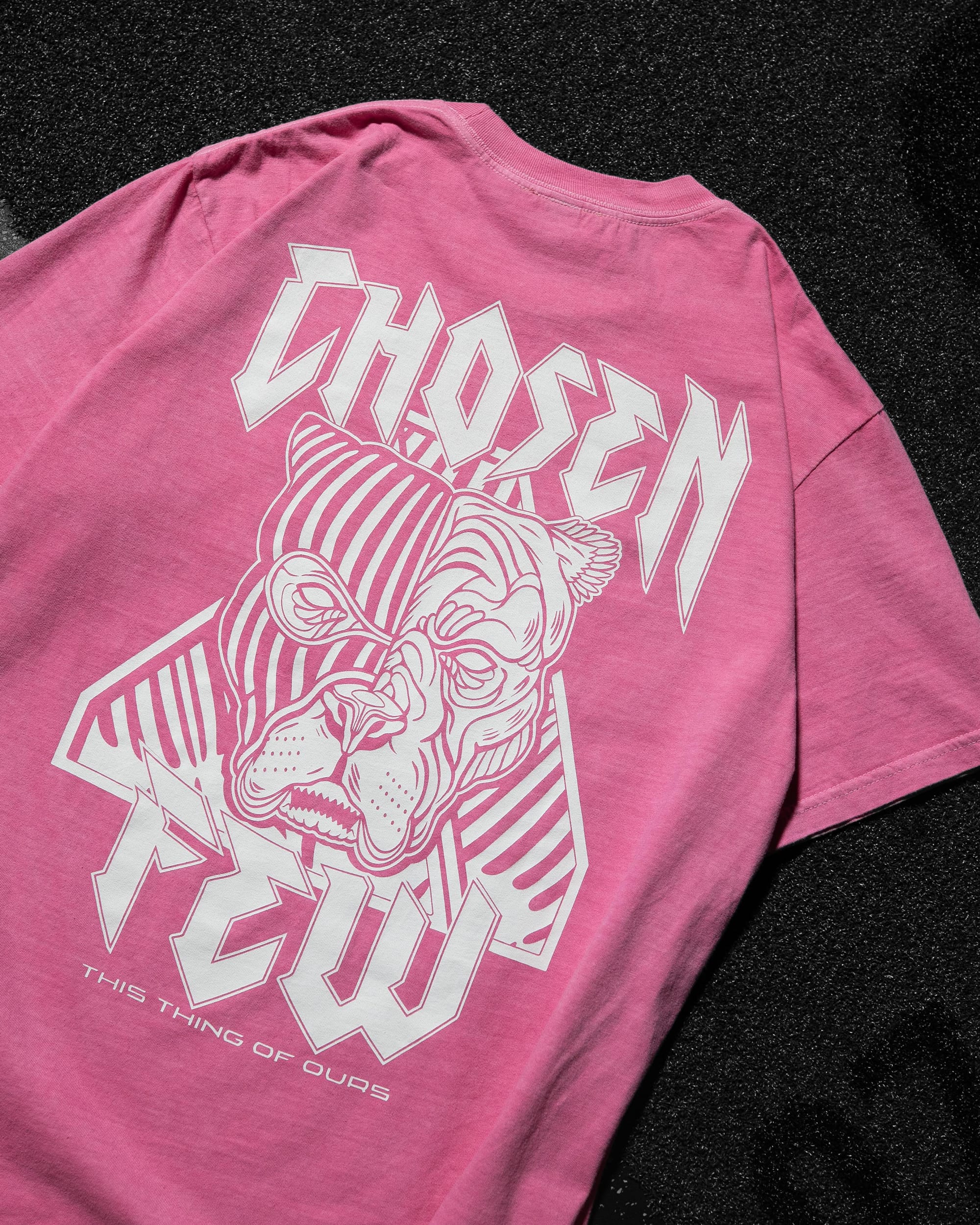 Chosen Few x Alpha Neon - Vintage Tee - Pink-thumbmail-4
