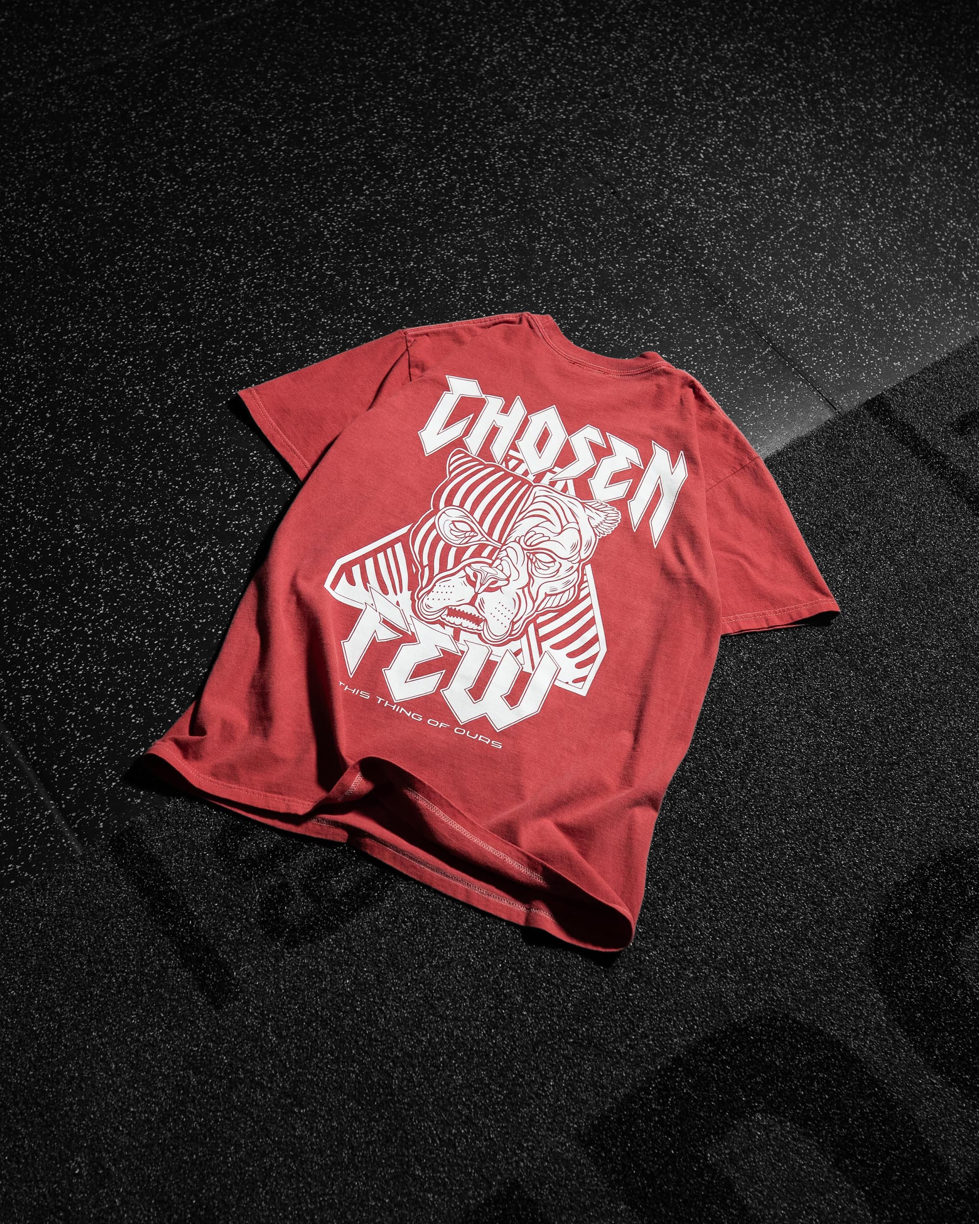 Chosen Few x Alpha Neon - Vintage Tee - Red-thumbmail-3
