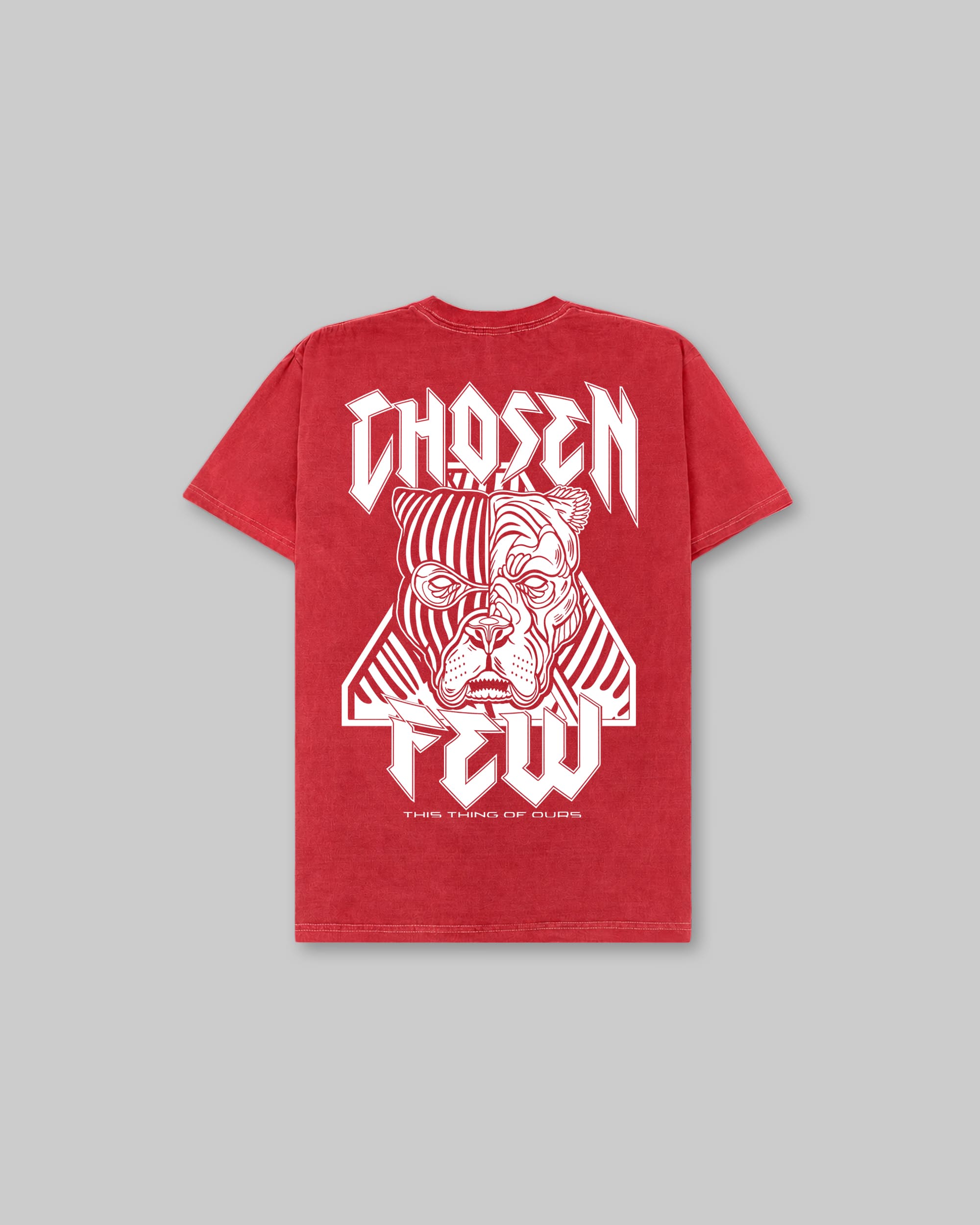 Chosen Few x Alpha Neon - Vintage Tee - Red-thumbmail-1