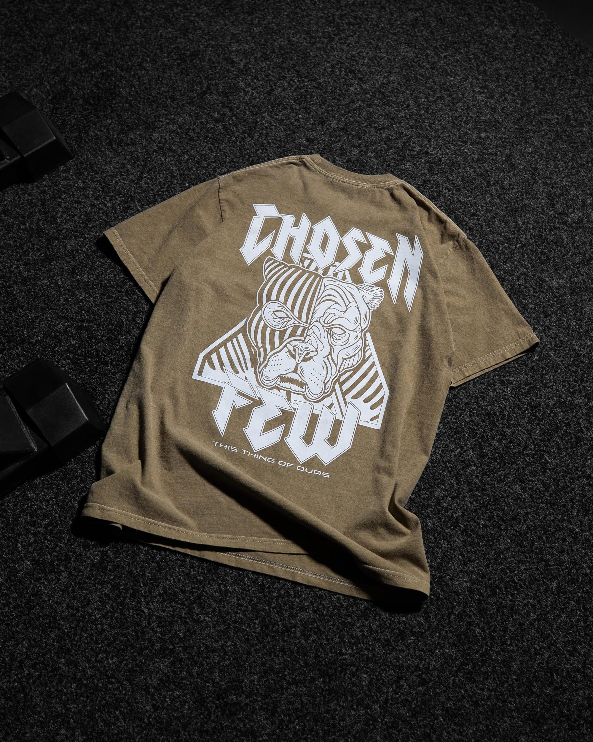 Chosen Few x Alpha Neon - Vintage Tee - Sand-thumbmail-3