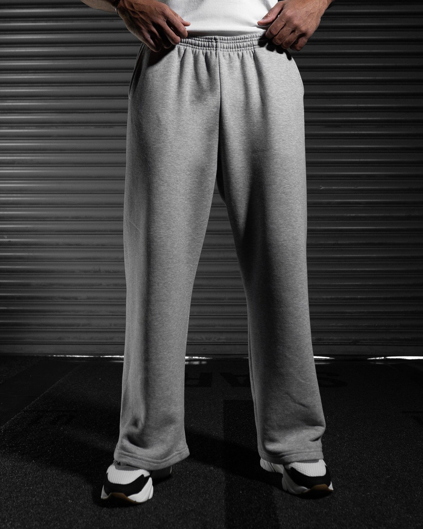 Daily Blank Wide Jogger - Ash Storm