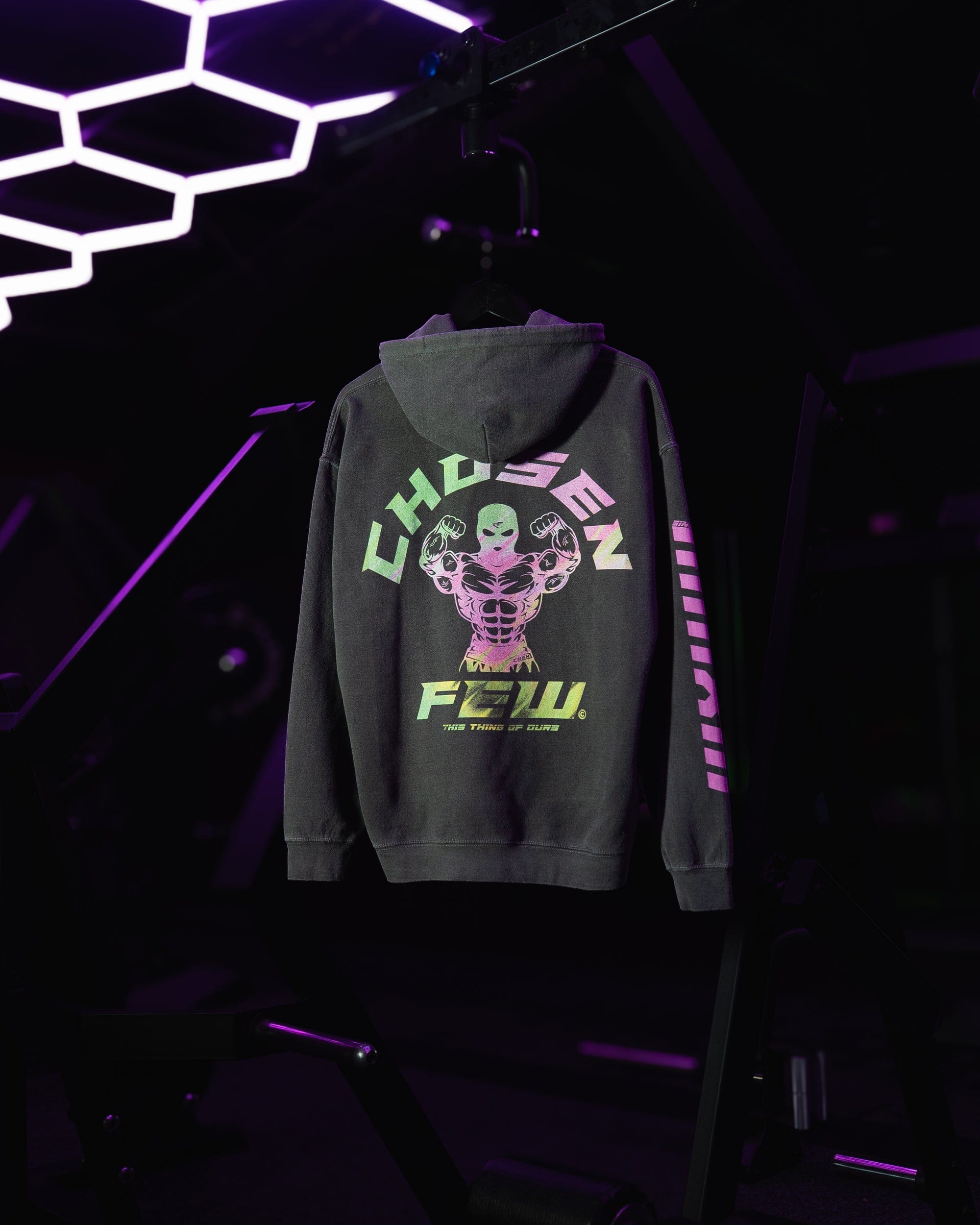 G Gym - Vintage Hoodie - Aurora Pink-thumbmail-3