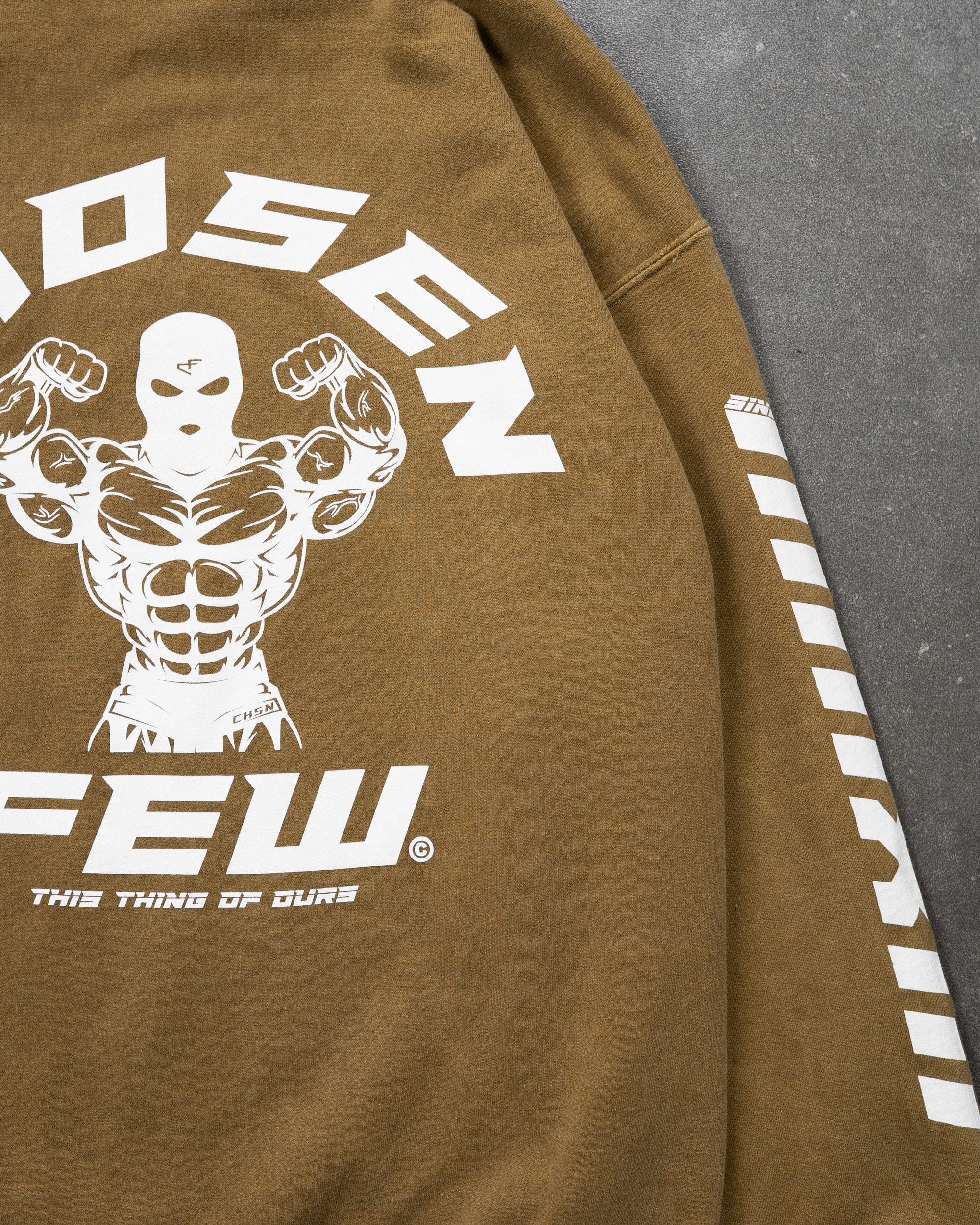 G Gym - Vintage Hoodie - Autumn Leaf & White