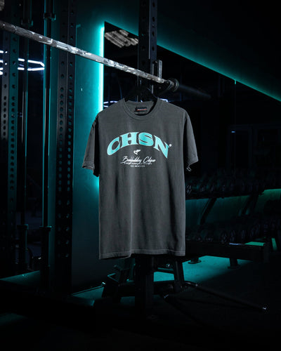 Clique Tee - Vintage Black & Teal