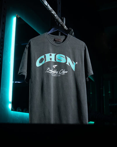Clique Tee - Vintage Black & Teal