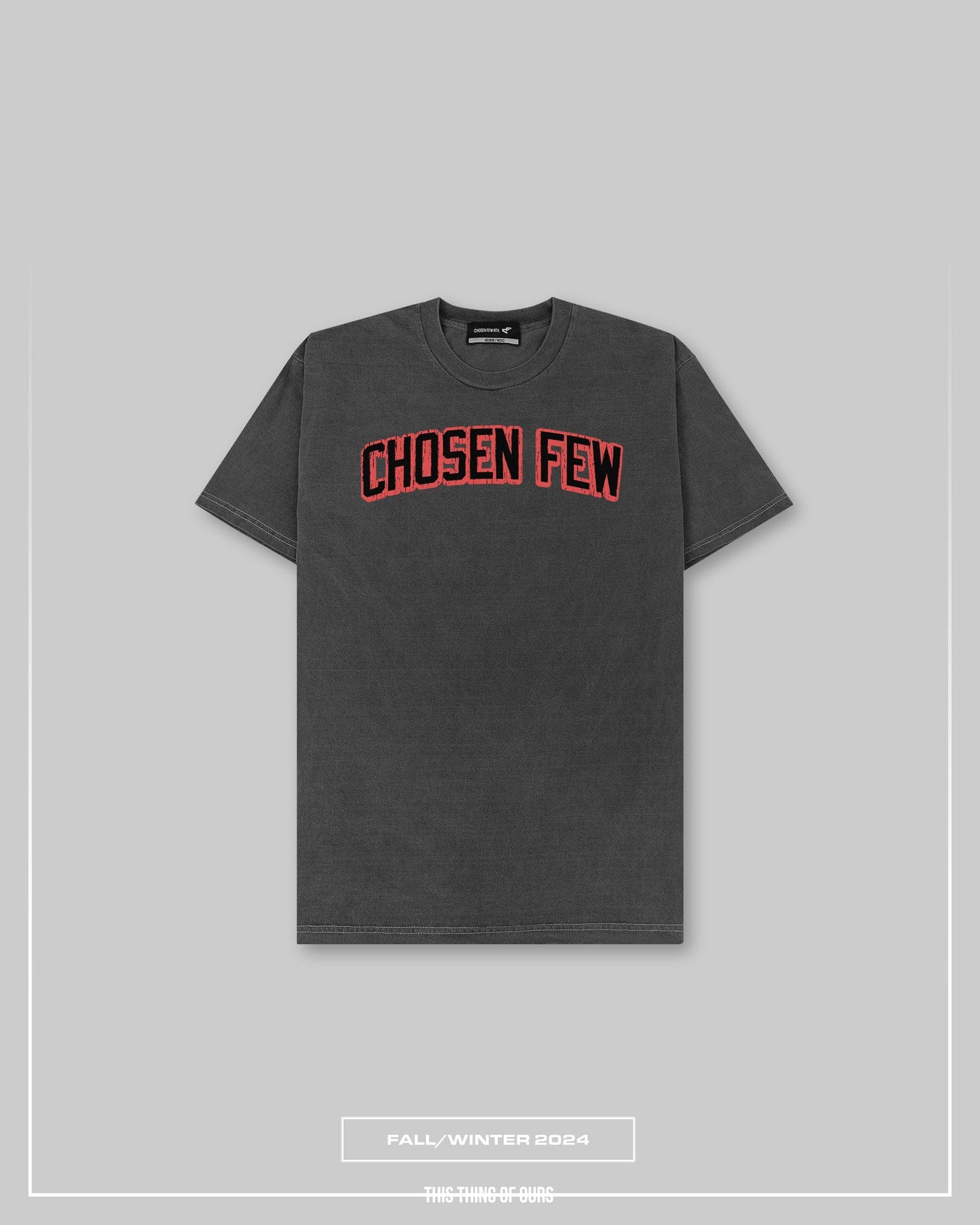 Branded FW24 Tee - Vintage Black