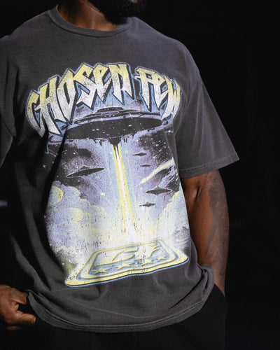 Beam Me Up - Vintage Tee - Black