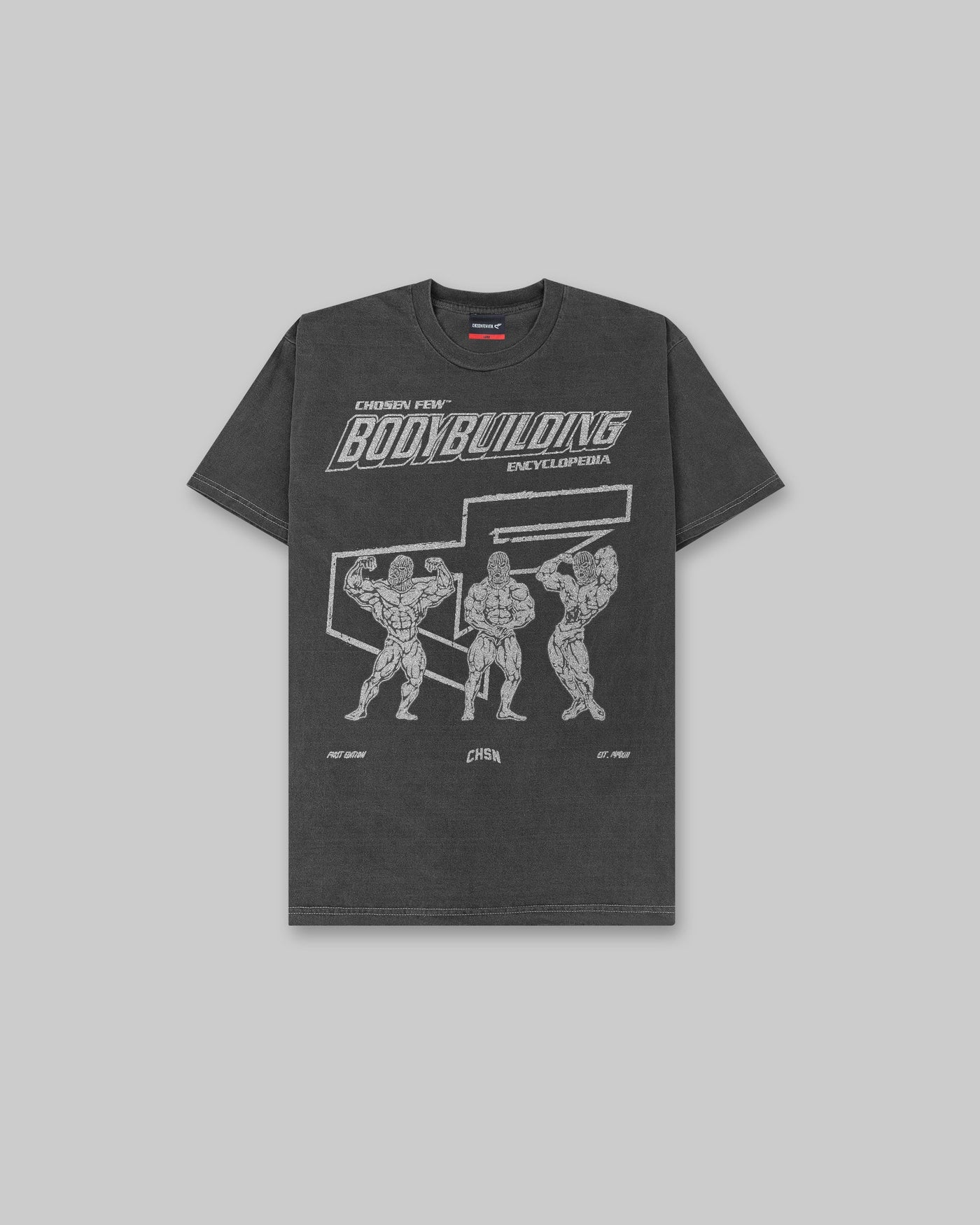 Bible - Vintage Tee - Black & Metallic Silver