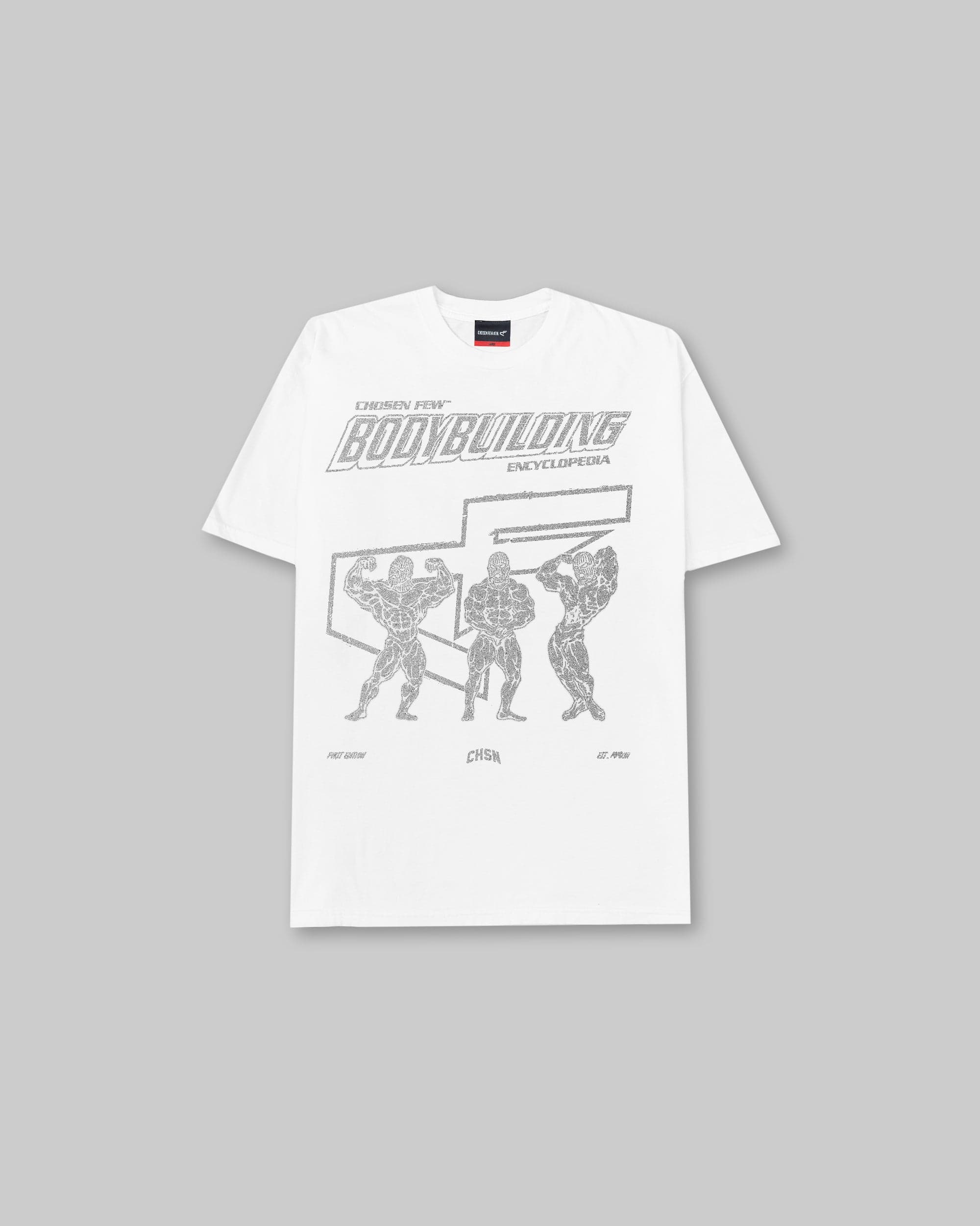 Bible - Vintage Tee - White & Metallic Silver