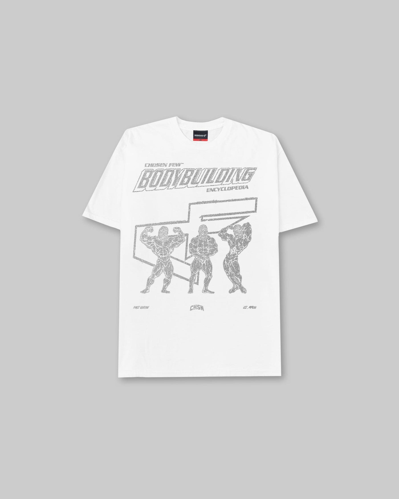 Bible - Vintage Tee - White & Metallic Silver