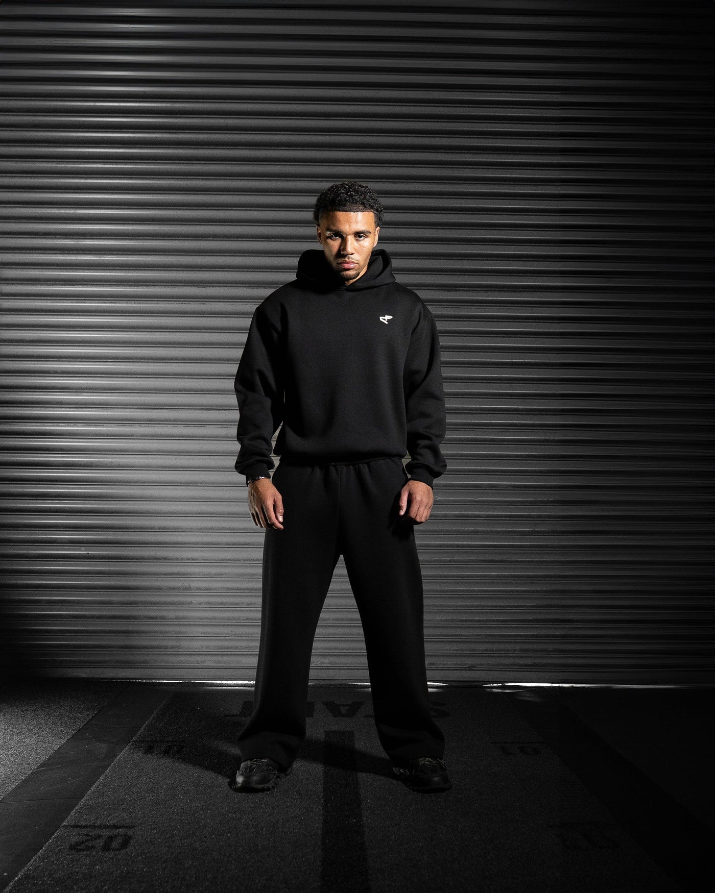 Daily Logo Hoodie - Obsidian Black