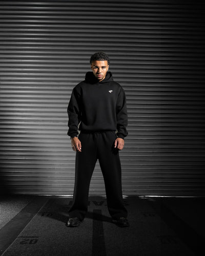 Daily Logo Hoodie - Obsidian Black