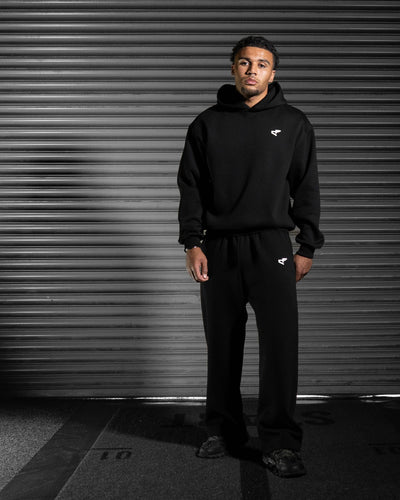 Daily Logo Hoodie - Obsidian Black