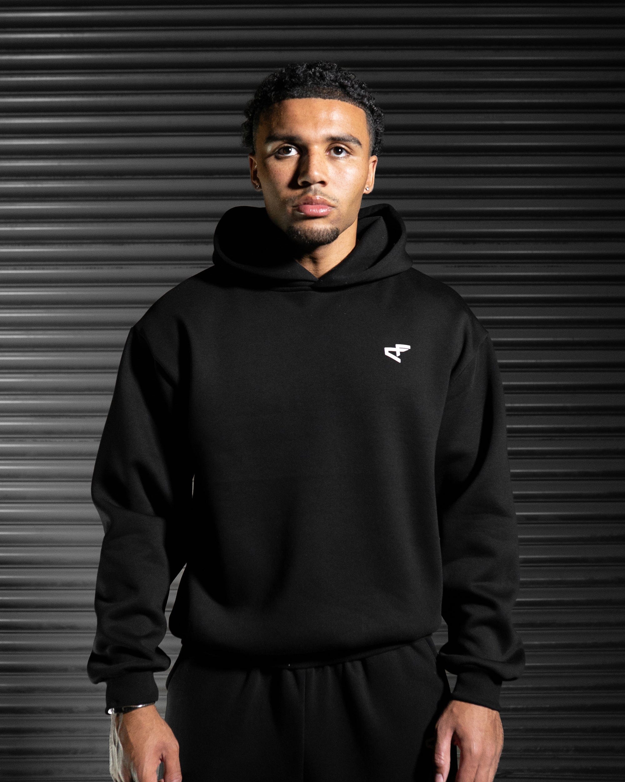 Daily Logo Hoodie - Obsidian Black