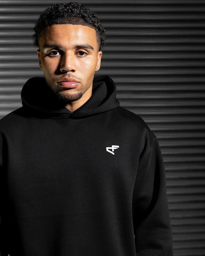 Daily Logo Hoodie - Obsidian Black