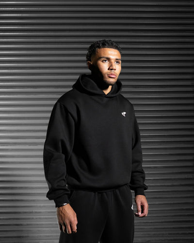 Daily Logo Hoodie - Obsidian Black