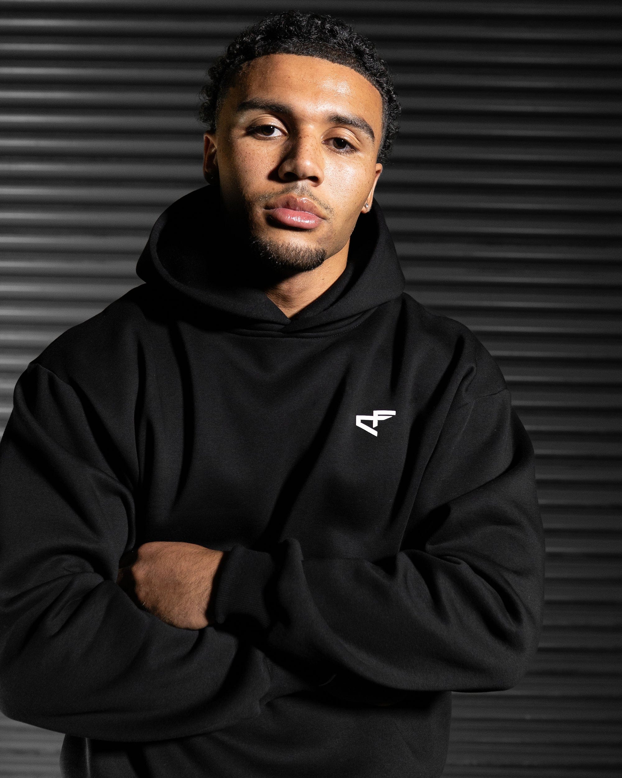 Daily Logo Hoodie - Obsidian Black-thumbmail-4