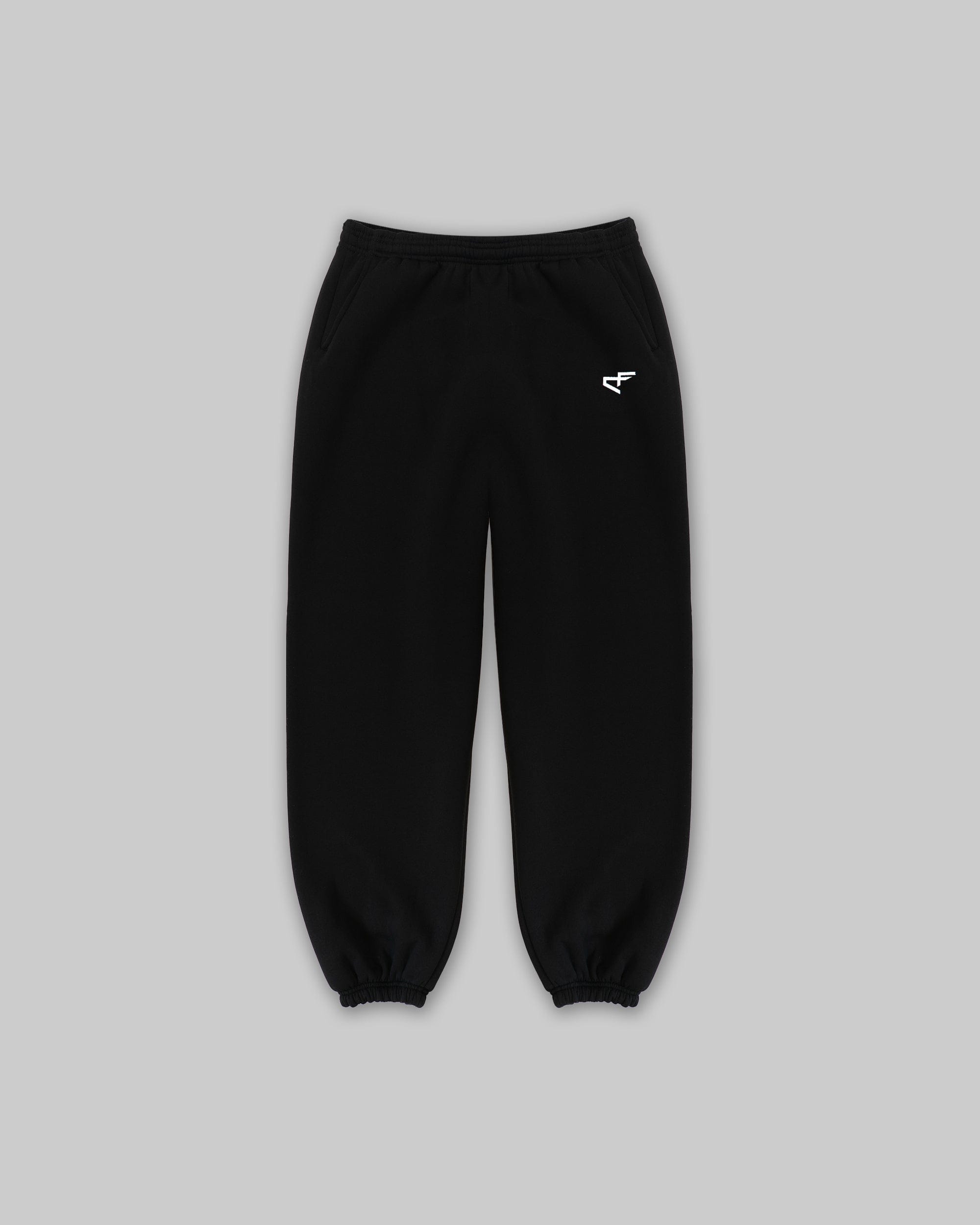 Daily Logo Cuffed Jogger - Obsidian Black