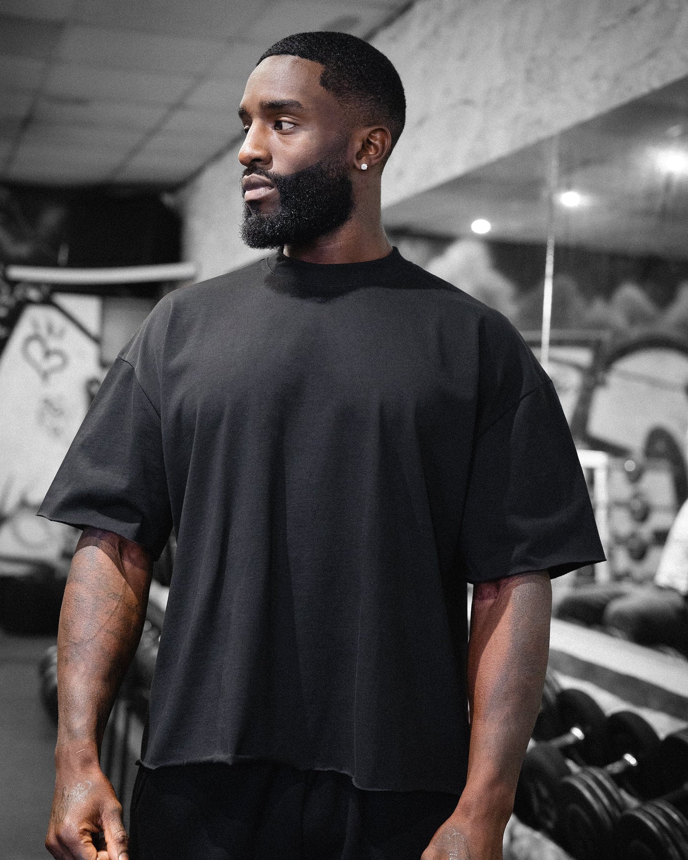 Blank - Box V2 Tee - Black & White
