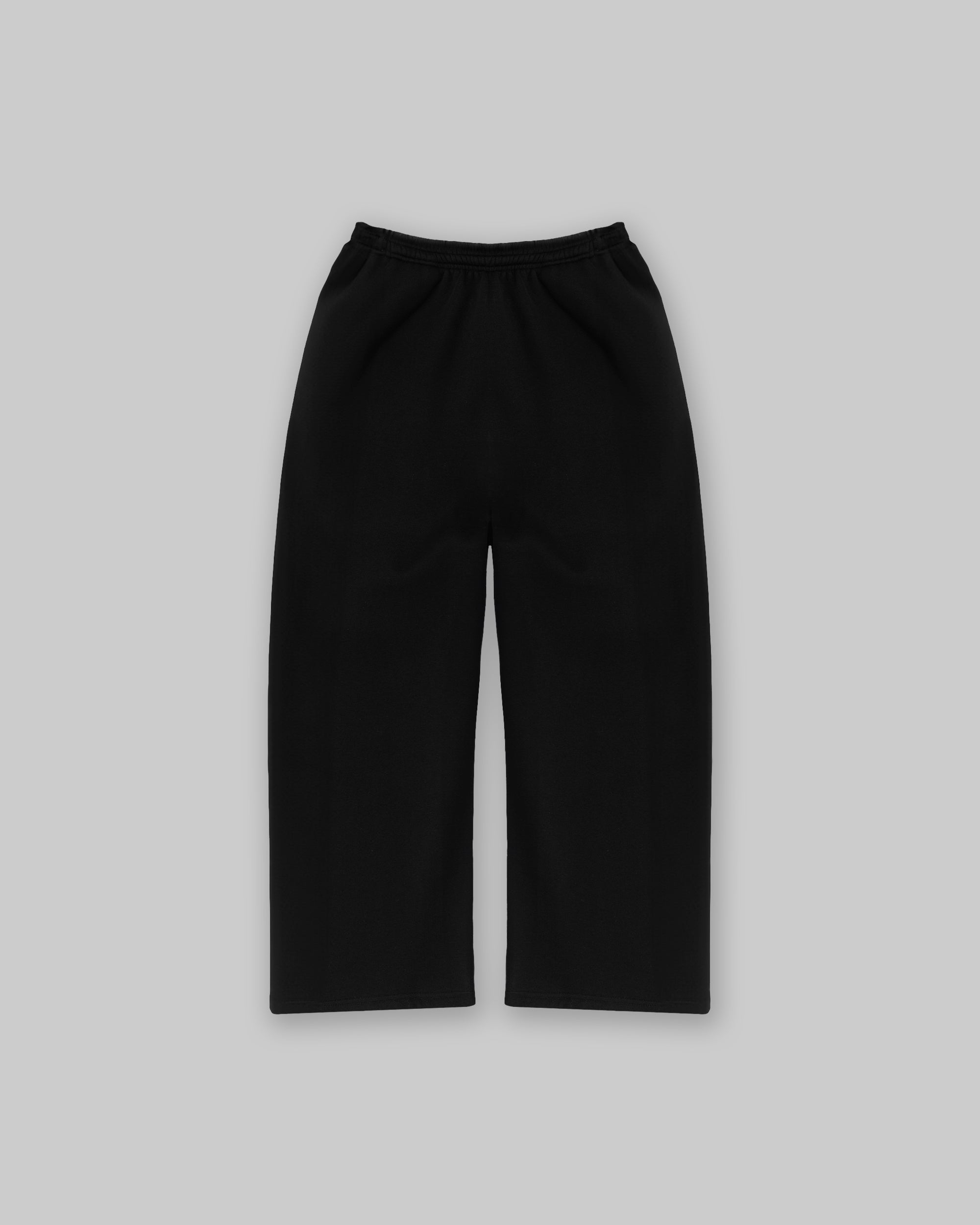 Blank Wide Jogger - Obsidian Black