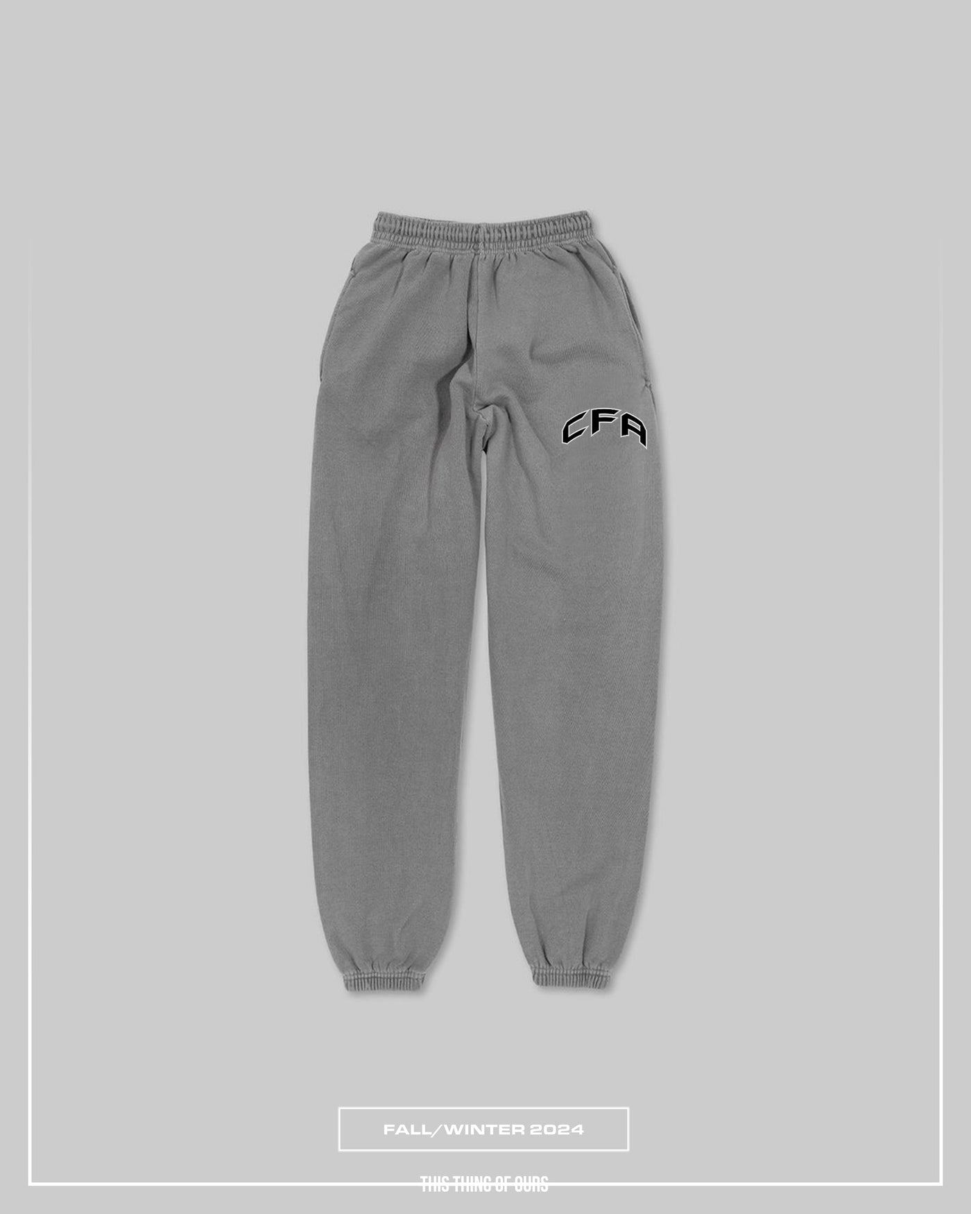 CFA FW24 Jogger - Vintage Grey & Black