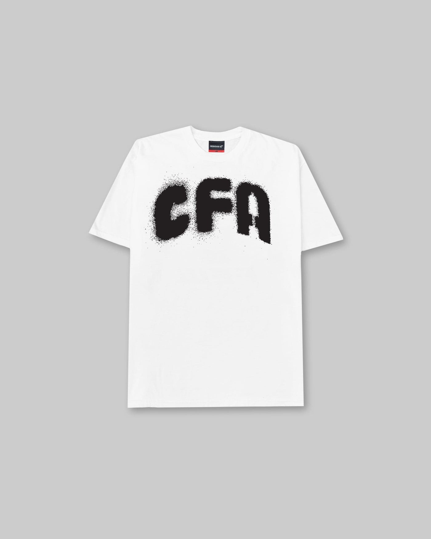CFA Spray - Vintage Tee - White & Black