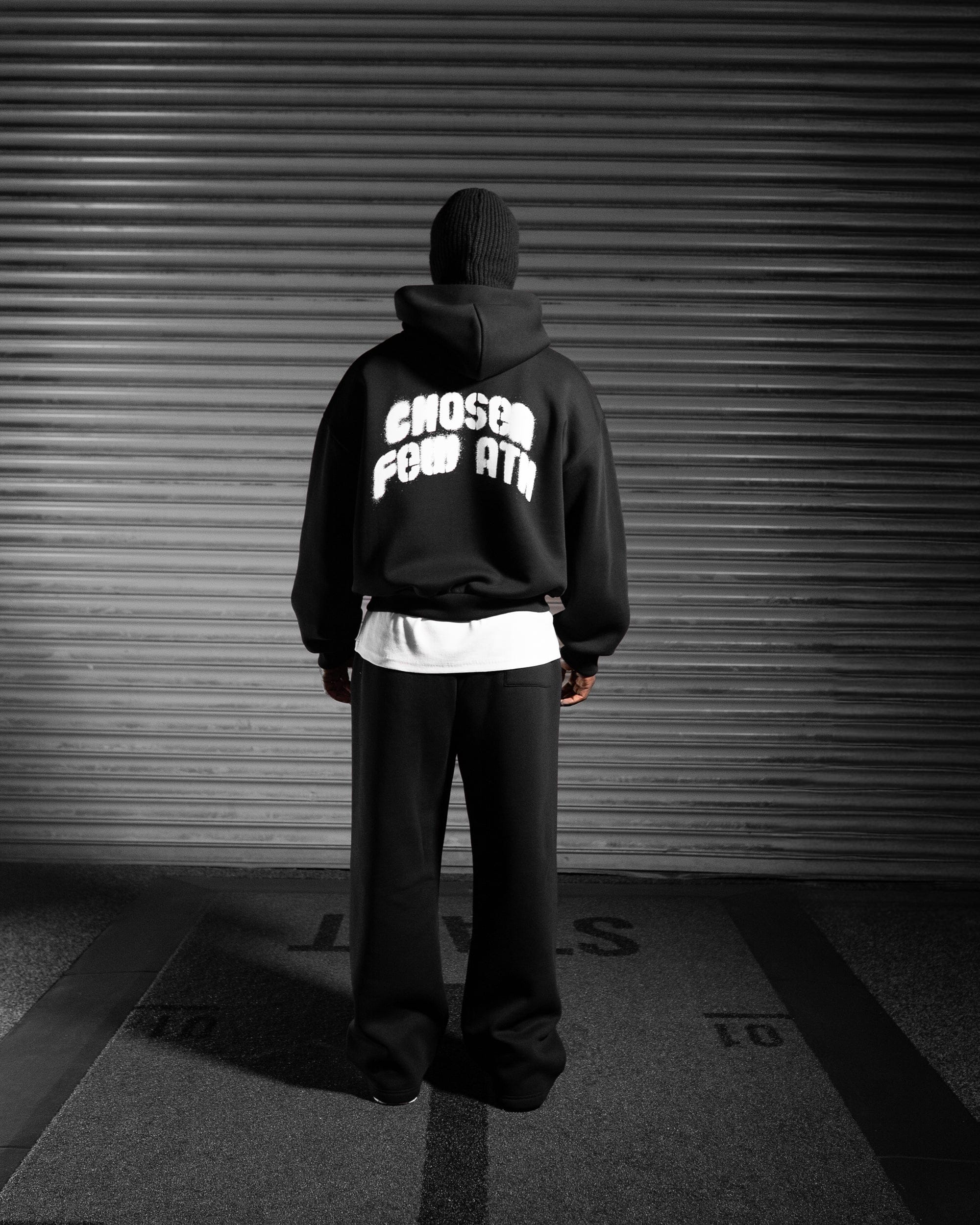 Spray Zip Hoodie - Obsidian Black-thumbmail-6