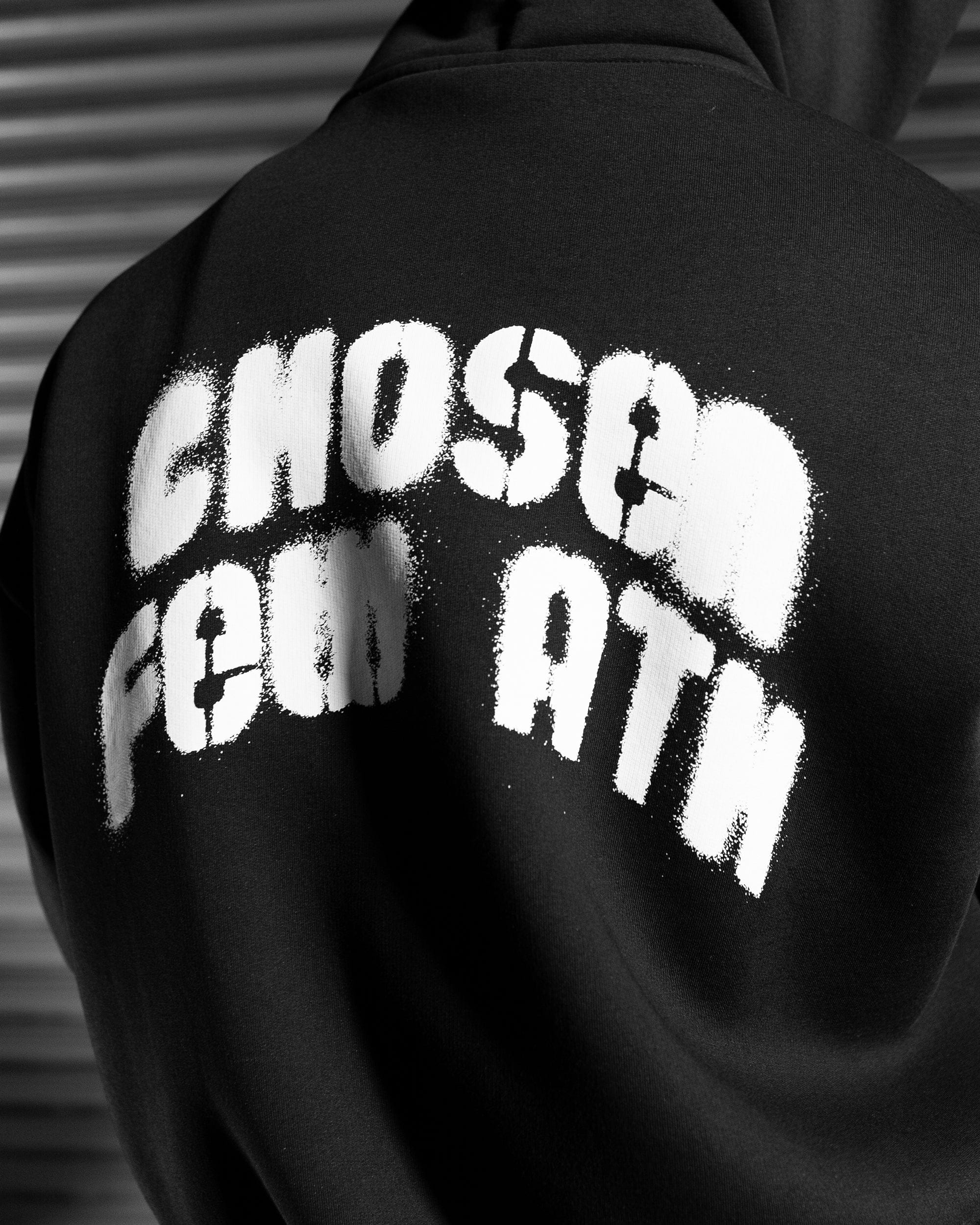 Spray Zip Hoodie - Obsidian Black-thumbmail-9