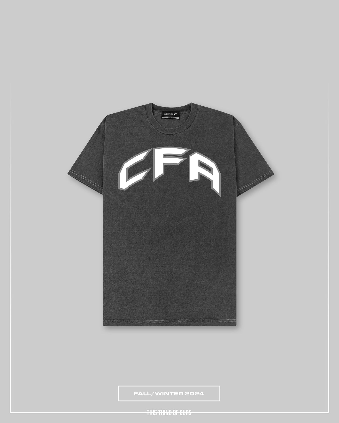 CFA FW24 Tee - Vintage Black & White