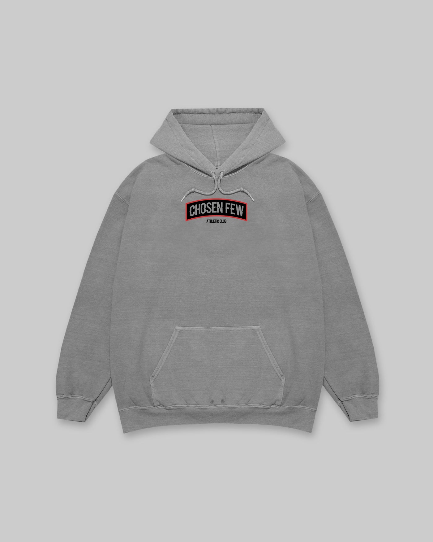 CF Athletic Club - Vintage Hoodie - Grey & Red