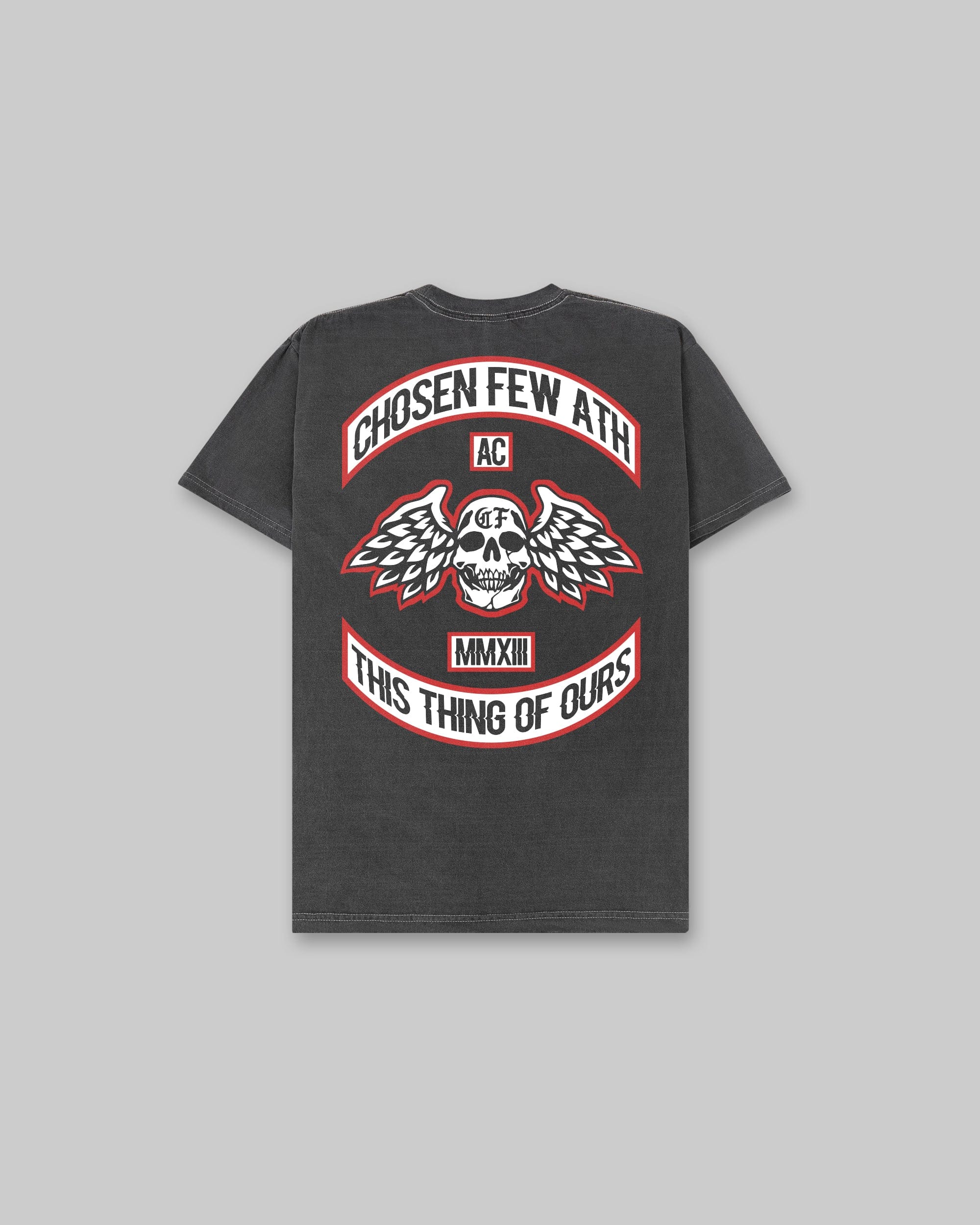 CF Athletic Club - Vintage Tee - Black & Red