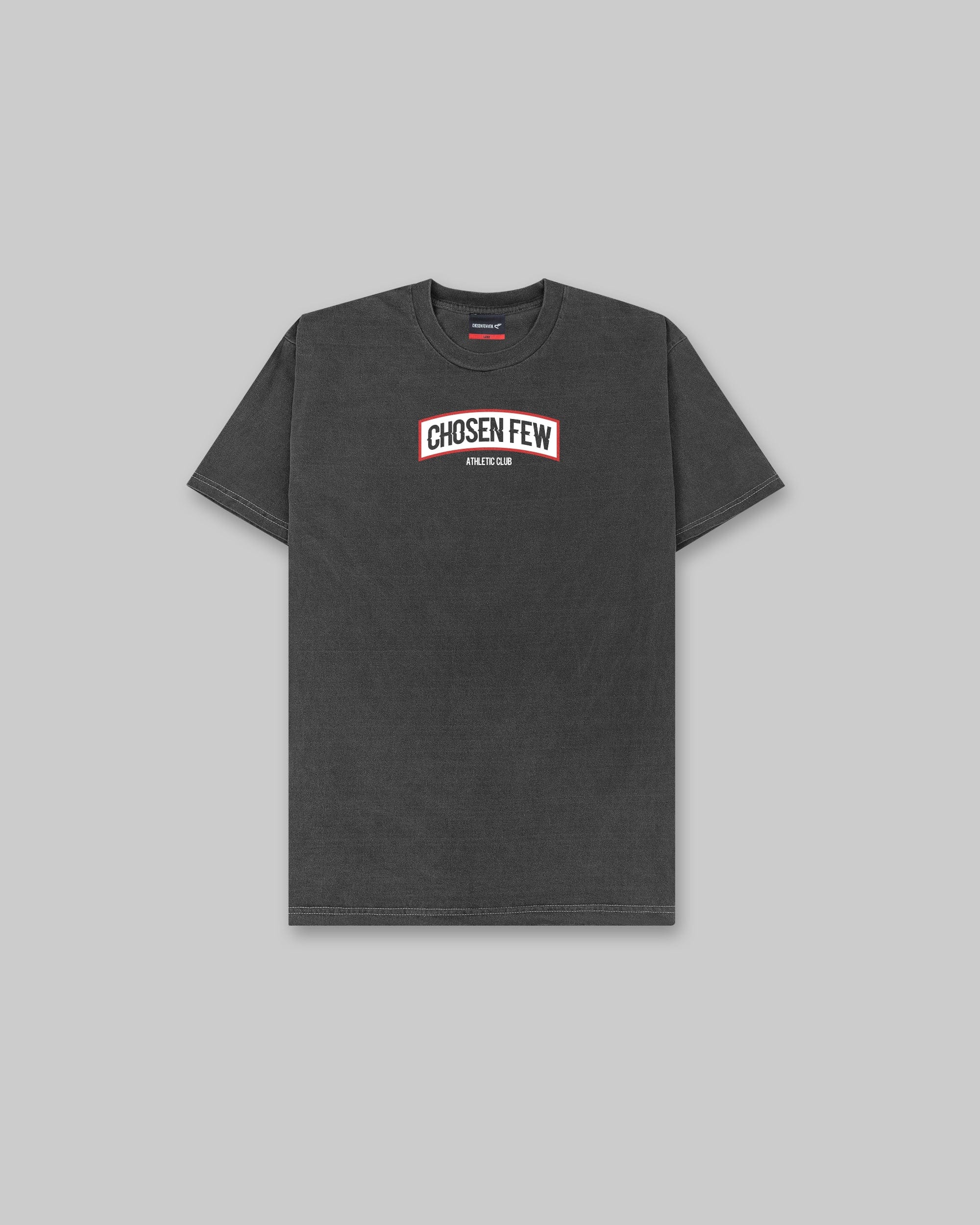 CF Athletic Club - Vintage Tee - Black & Red