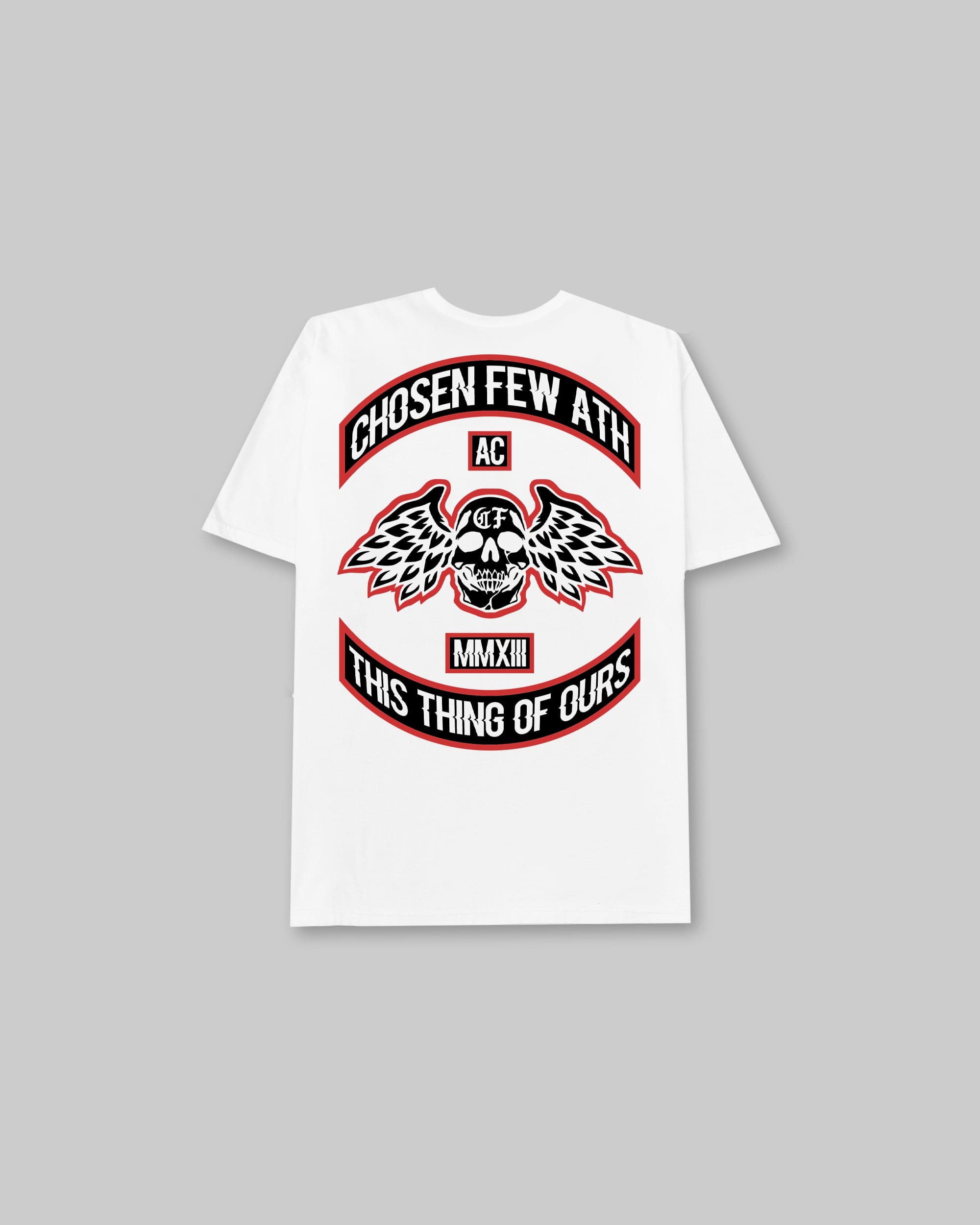 CF Athletic Club - Vintage Tee - White & Red