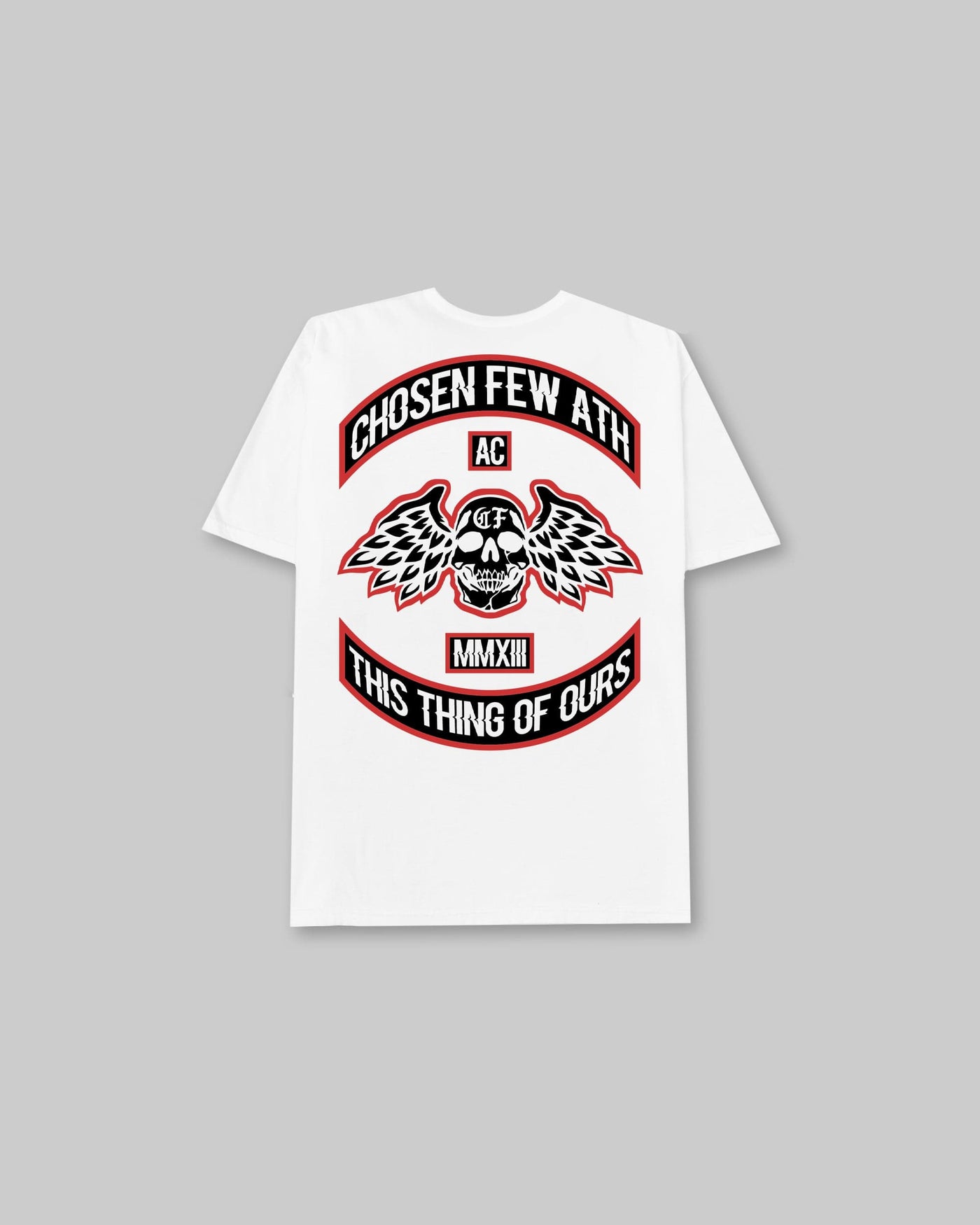 CF Athletic Club - Vintage Tee - White & Red