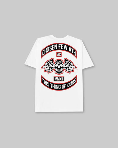 CF Athletic Club - Vintage Tee - White & Red