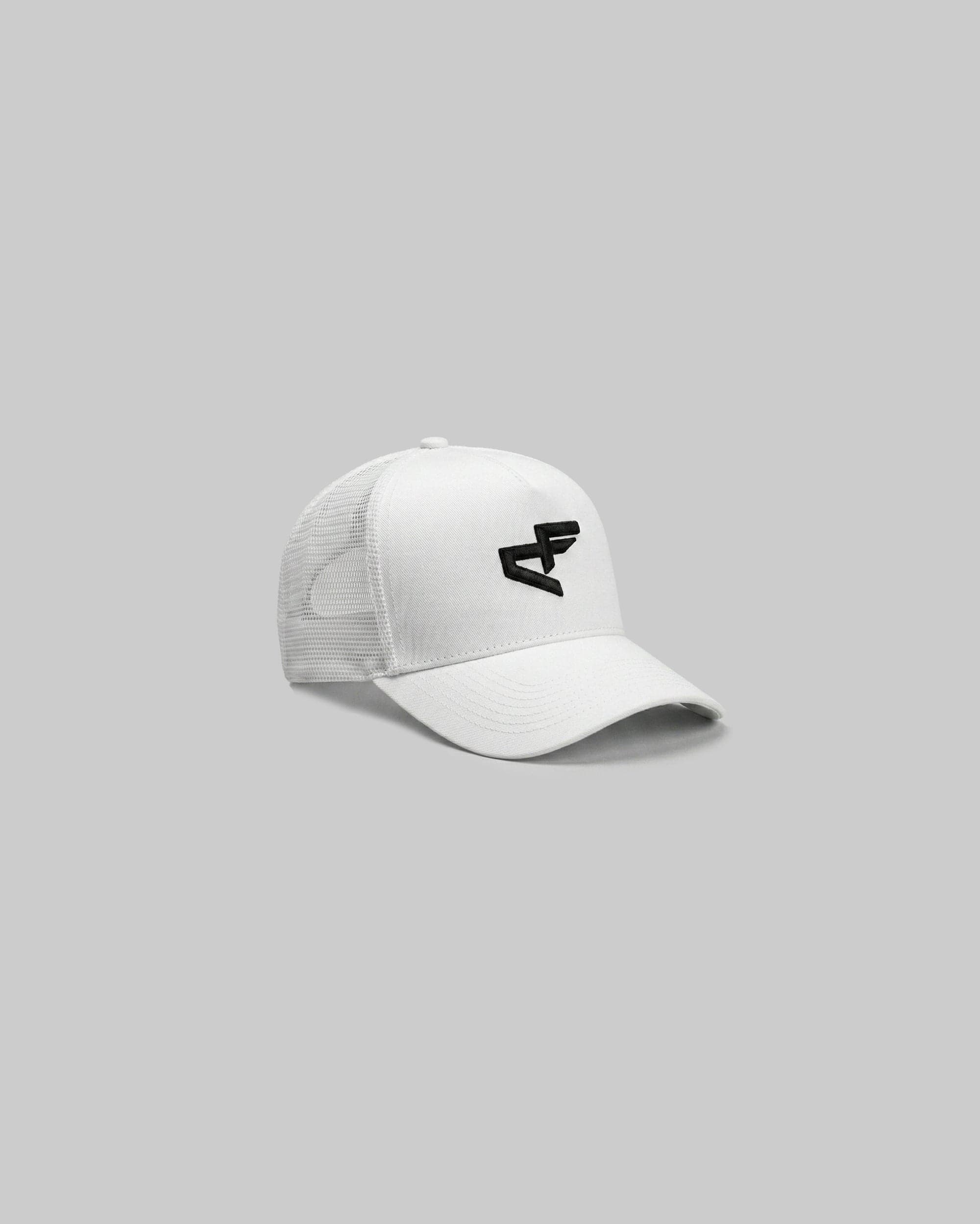 Logo Trucker Cap - White