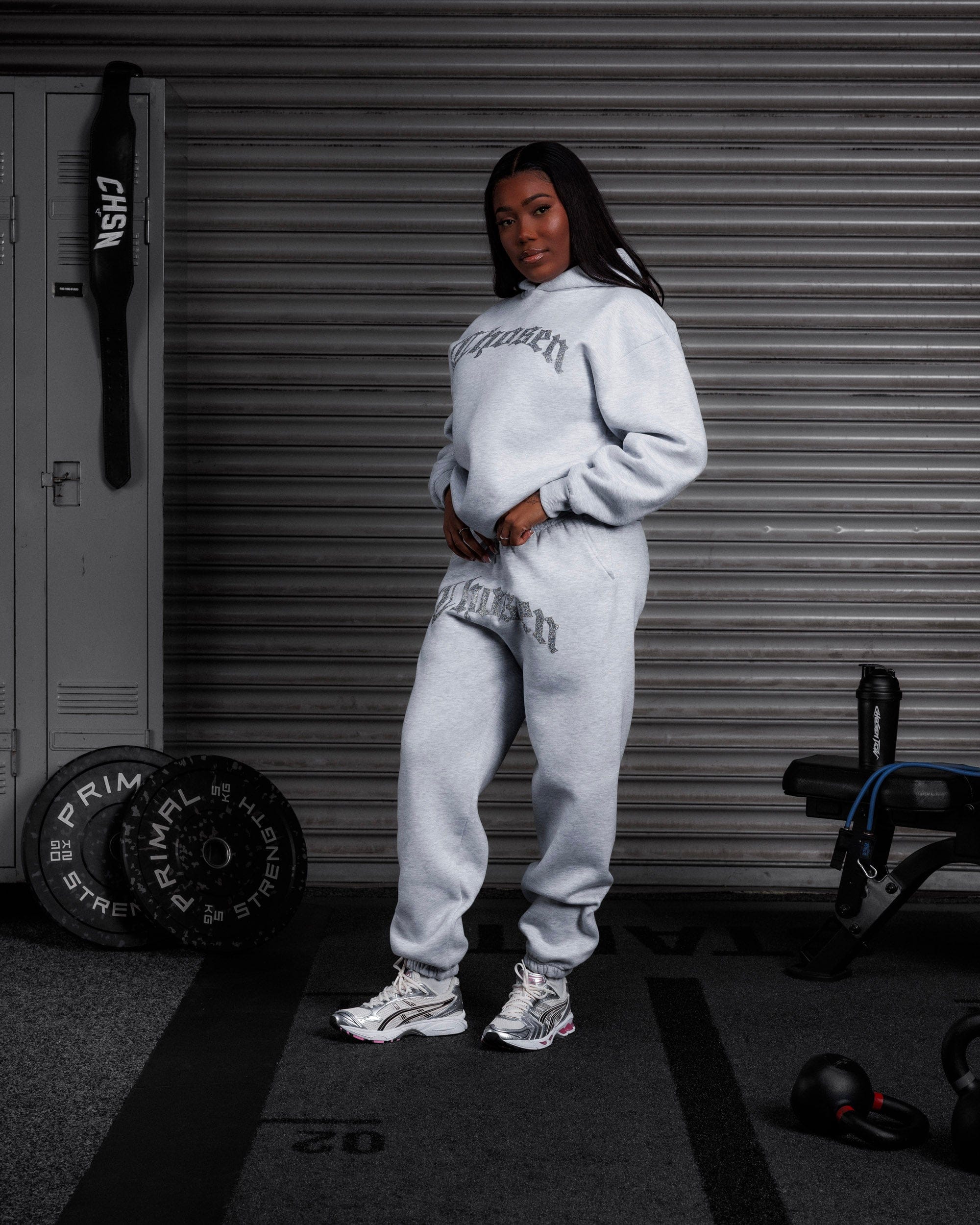 City of Angels Hoodie - Salt & Pepper-thumbmail-3