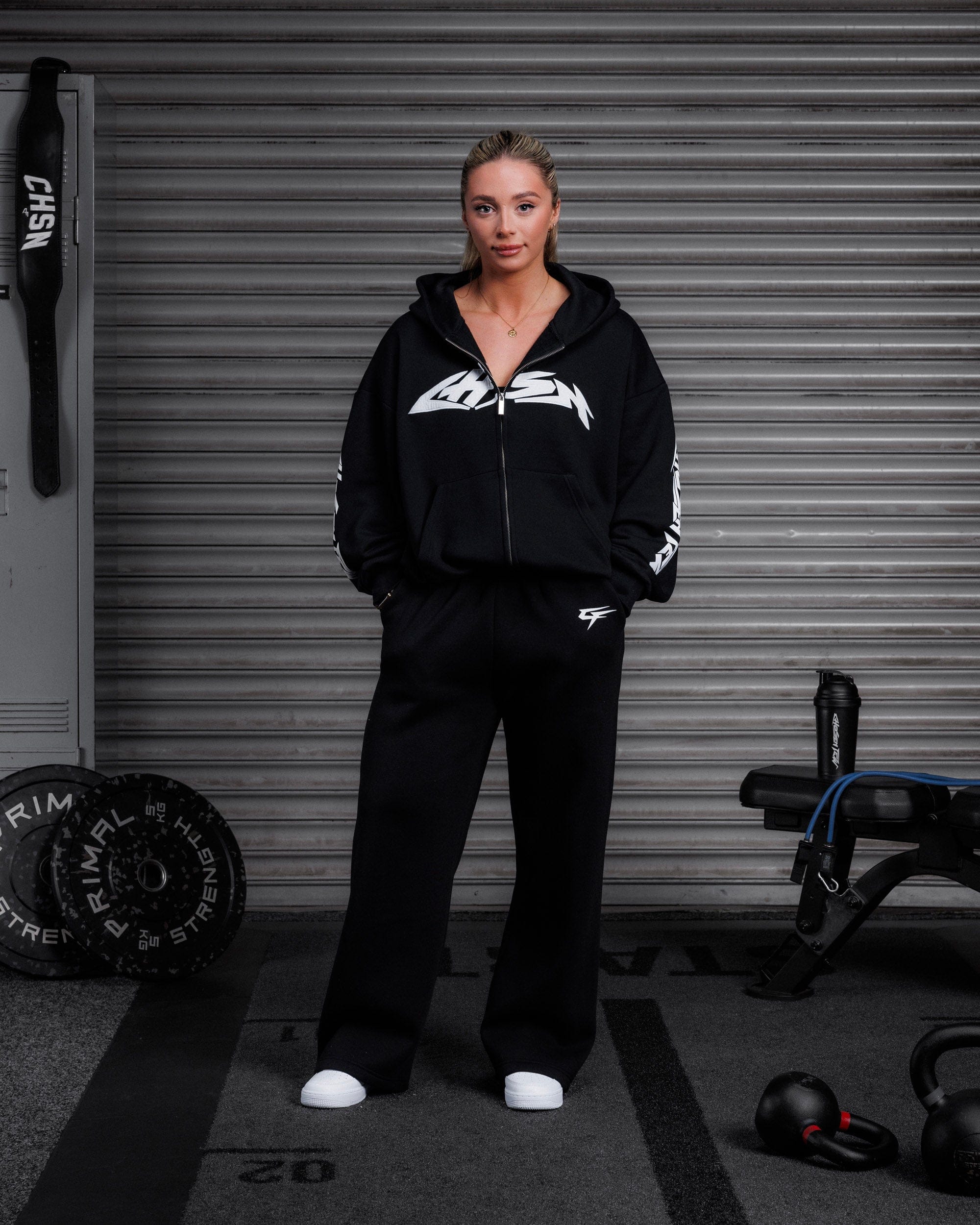 Iron Thunder Zip Hoodie - Obsidian Black-thumbmail-3