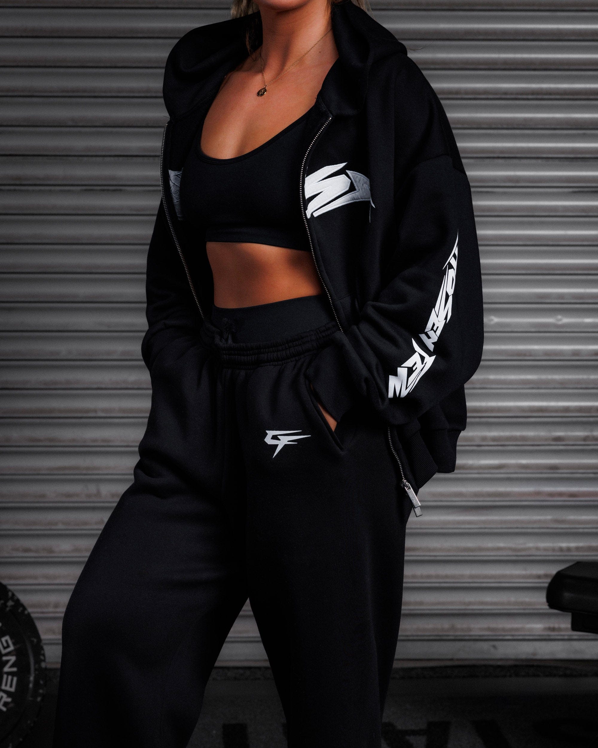 Iron Thunder Zip Hoodie - Obsidian Black-thumbmail-9