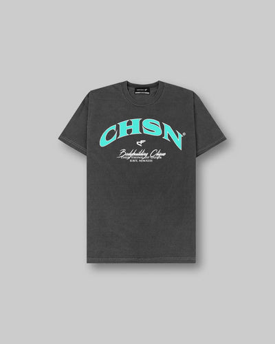 Clique Tee - Vintage Black & Teal
