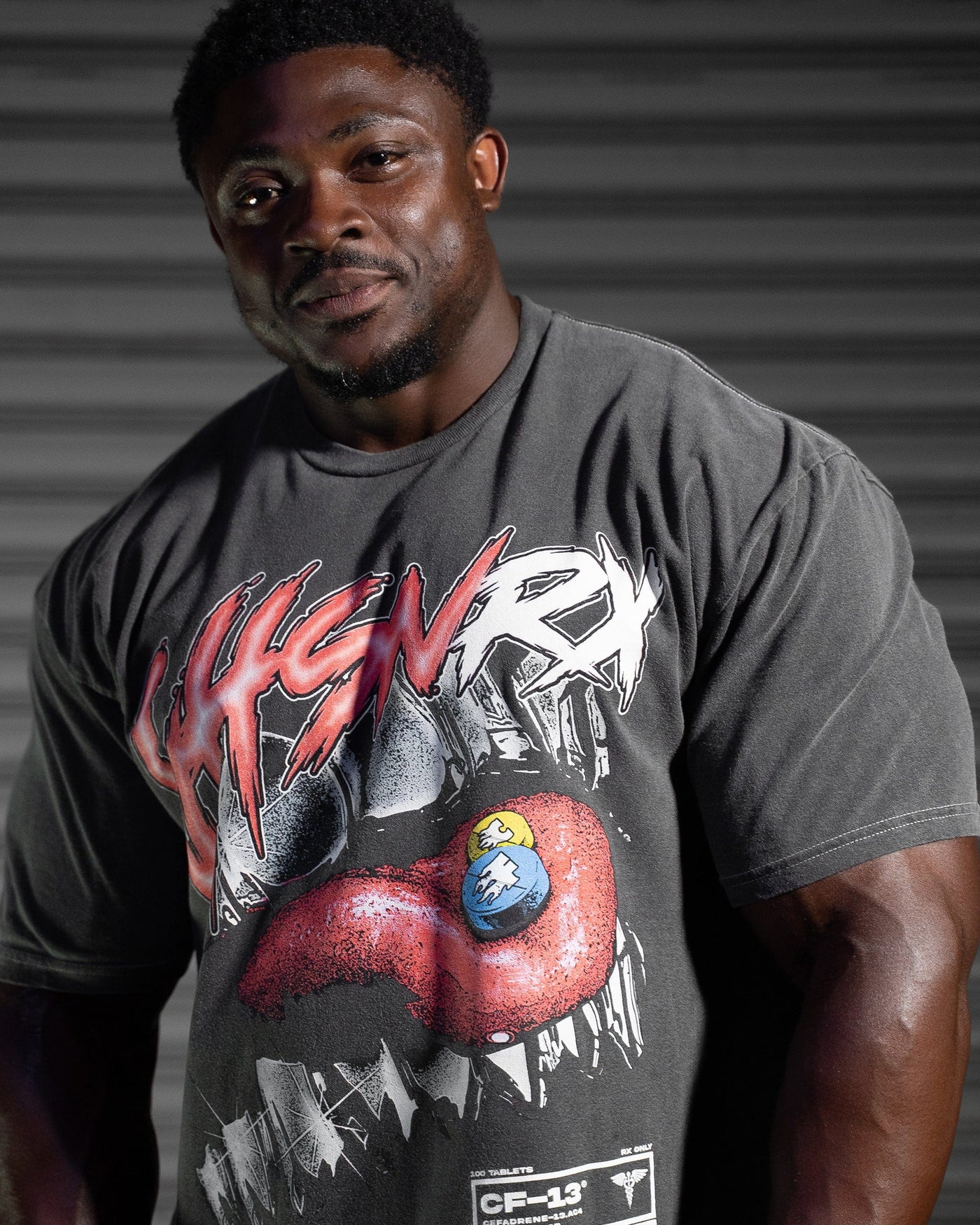 RX CONTROLLED SUBSTANCE Vintage Tee Black