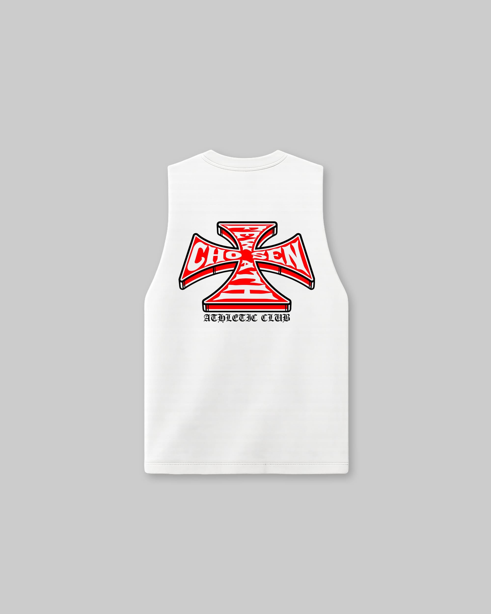 CF Chopper - Vintage Sleeveless Tee - White-thumbmail-2