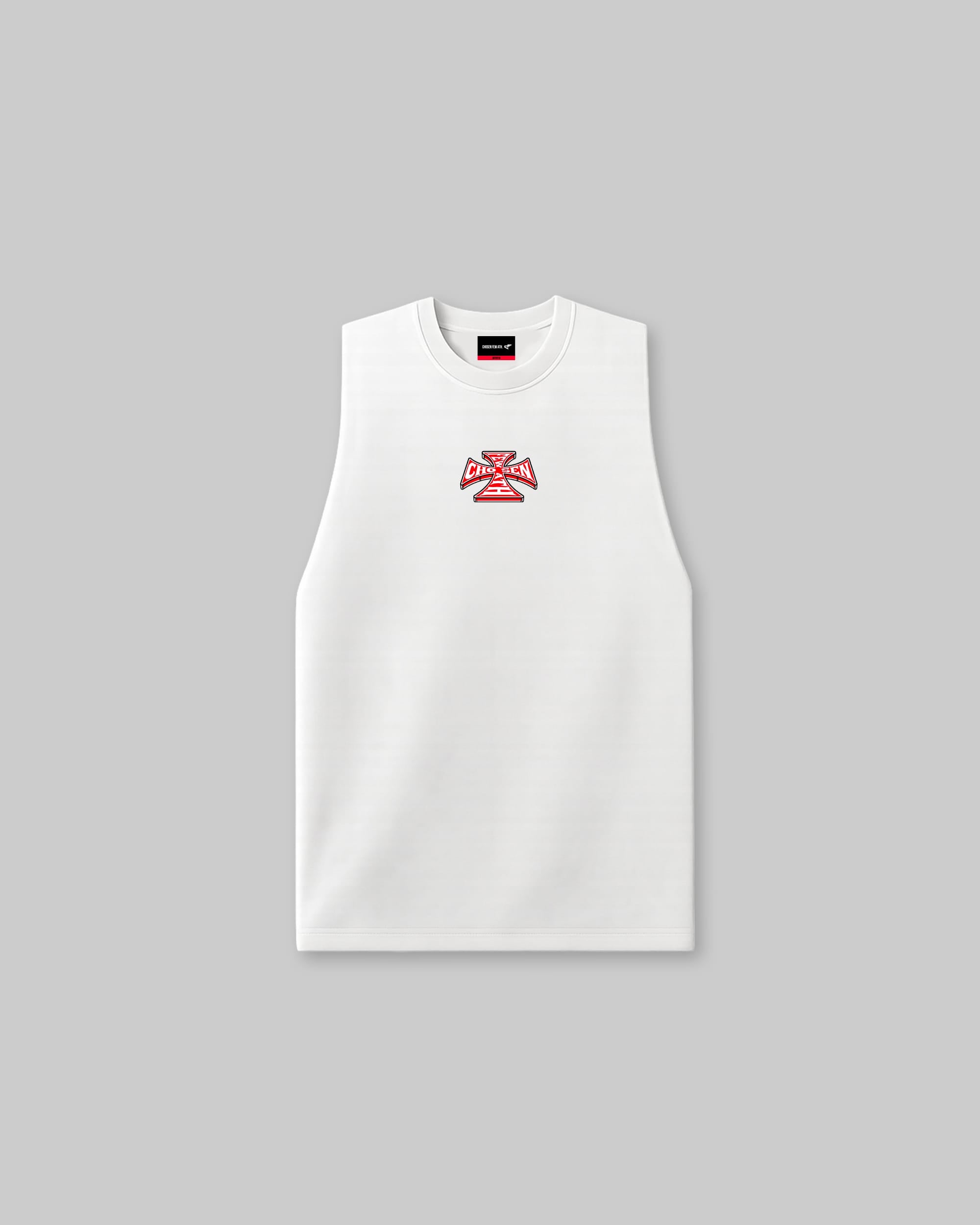 CF Chopper - Vintage Sleeveless Tee - White-thumbmail-1