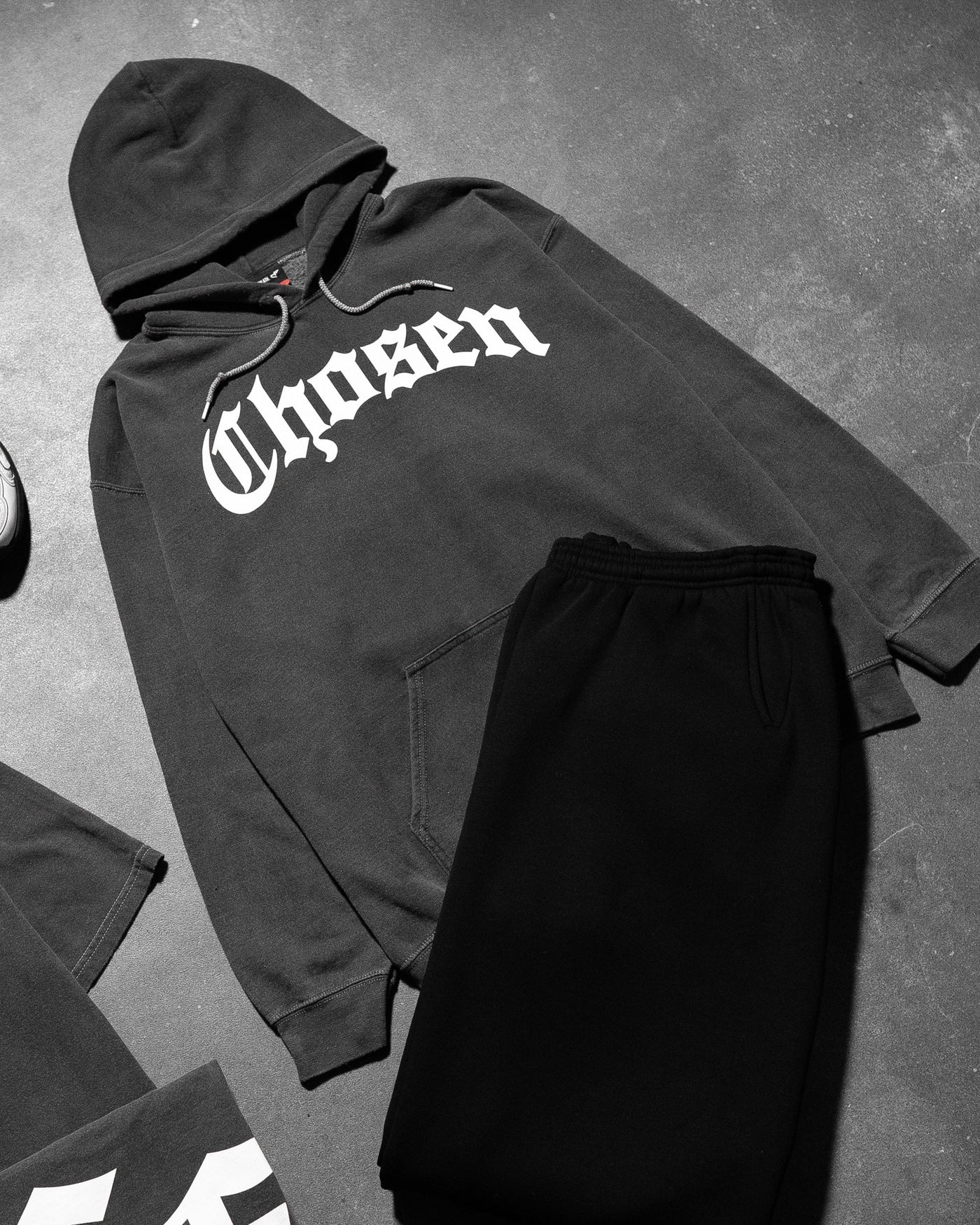 City Of Angels - Vintage Hoodie - Black & White